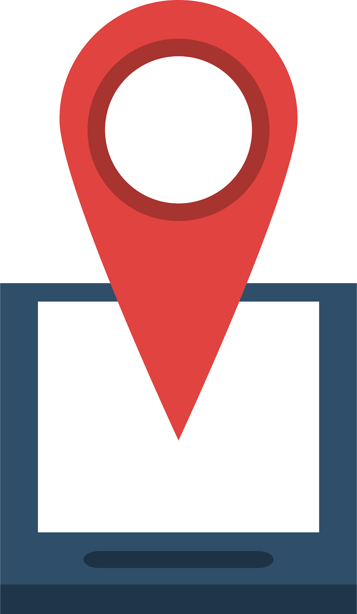 gps location pin icon image