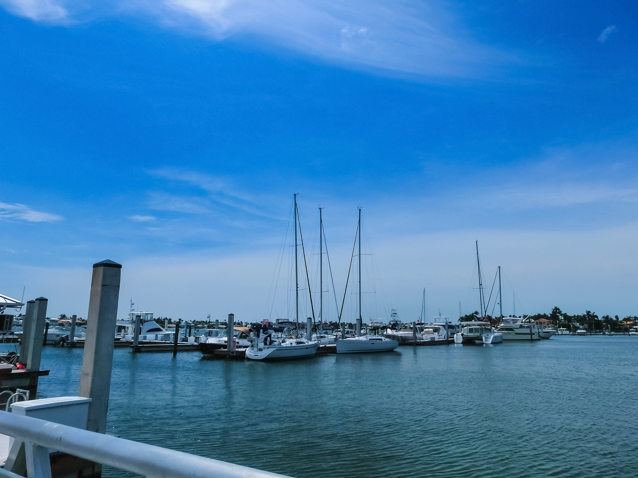 boat marina and waterfront in naples, florida