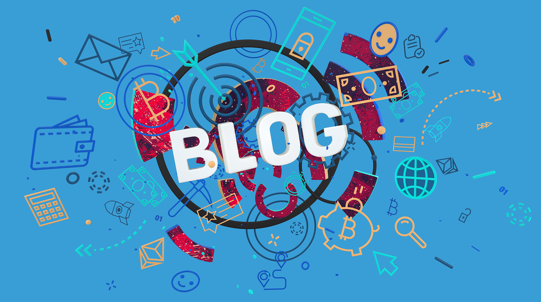 blog colorful theme