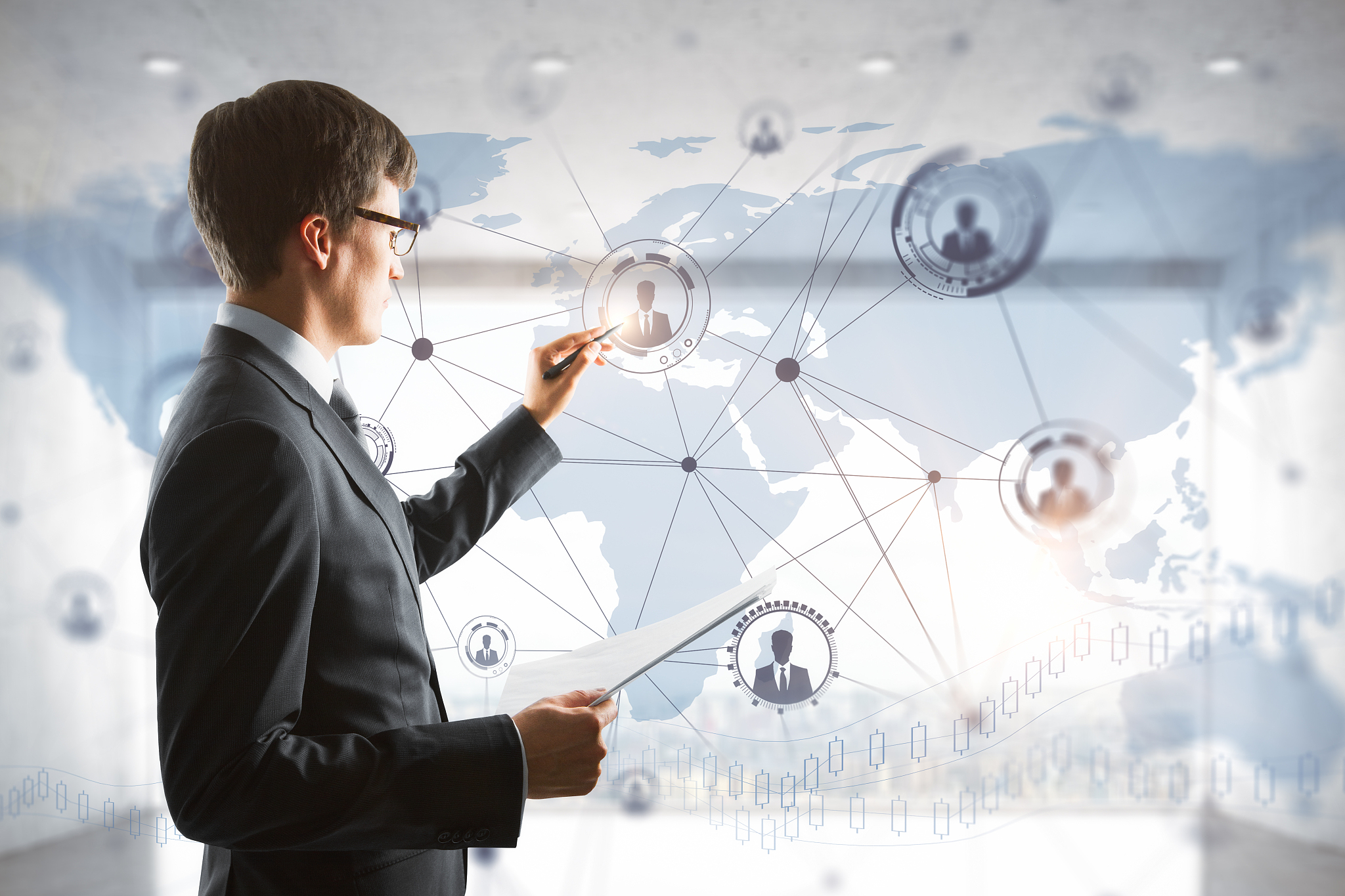 global business and innovation concept