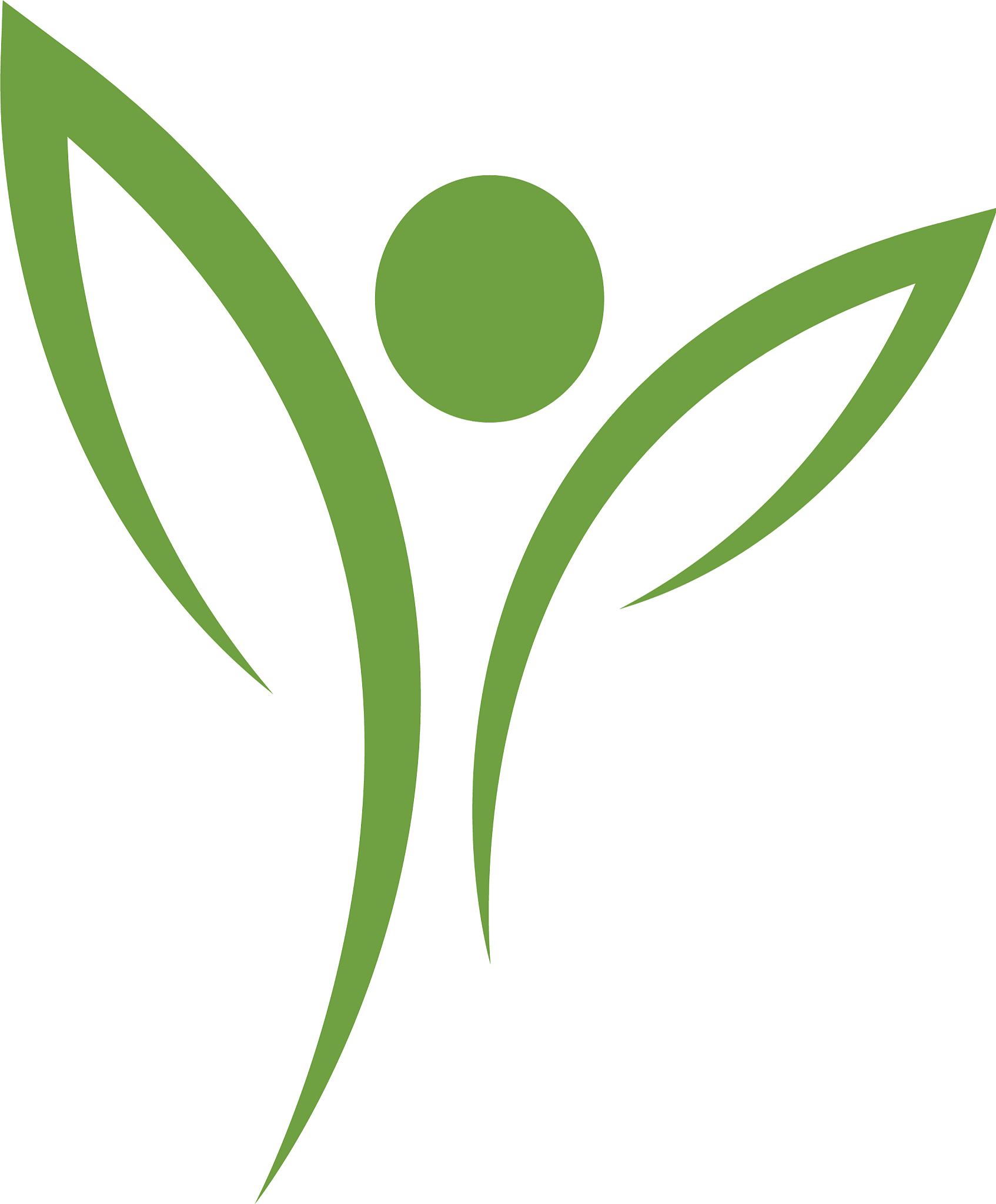 logos of green tree leaf ecology