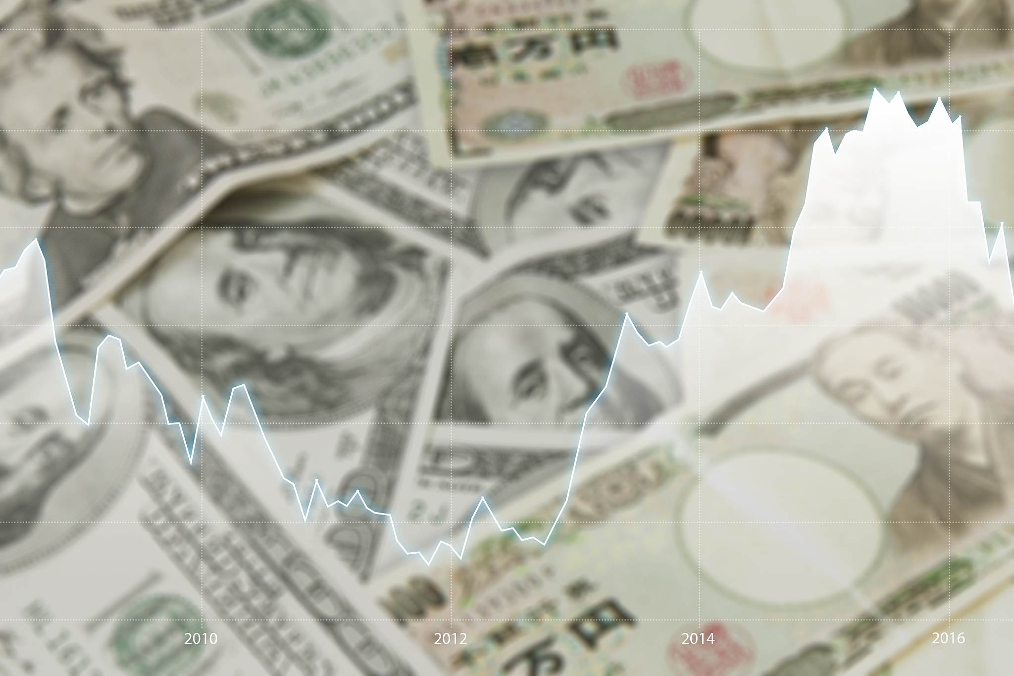 japanese yen and usd dollar bank pile, business and finance