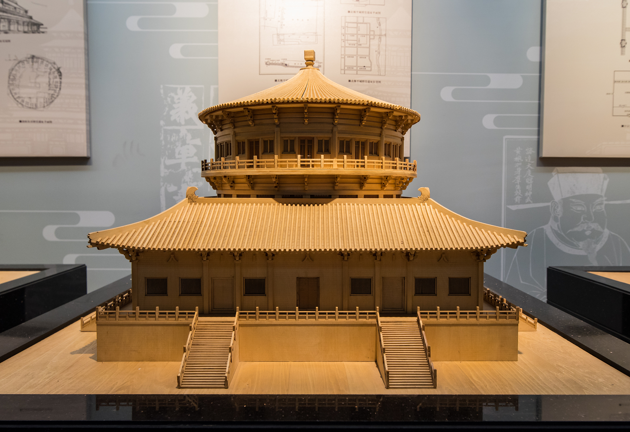 东汉明堂复原木质模型