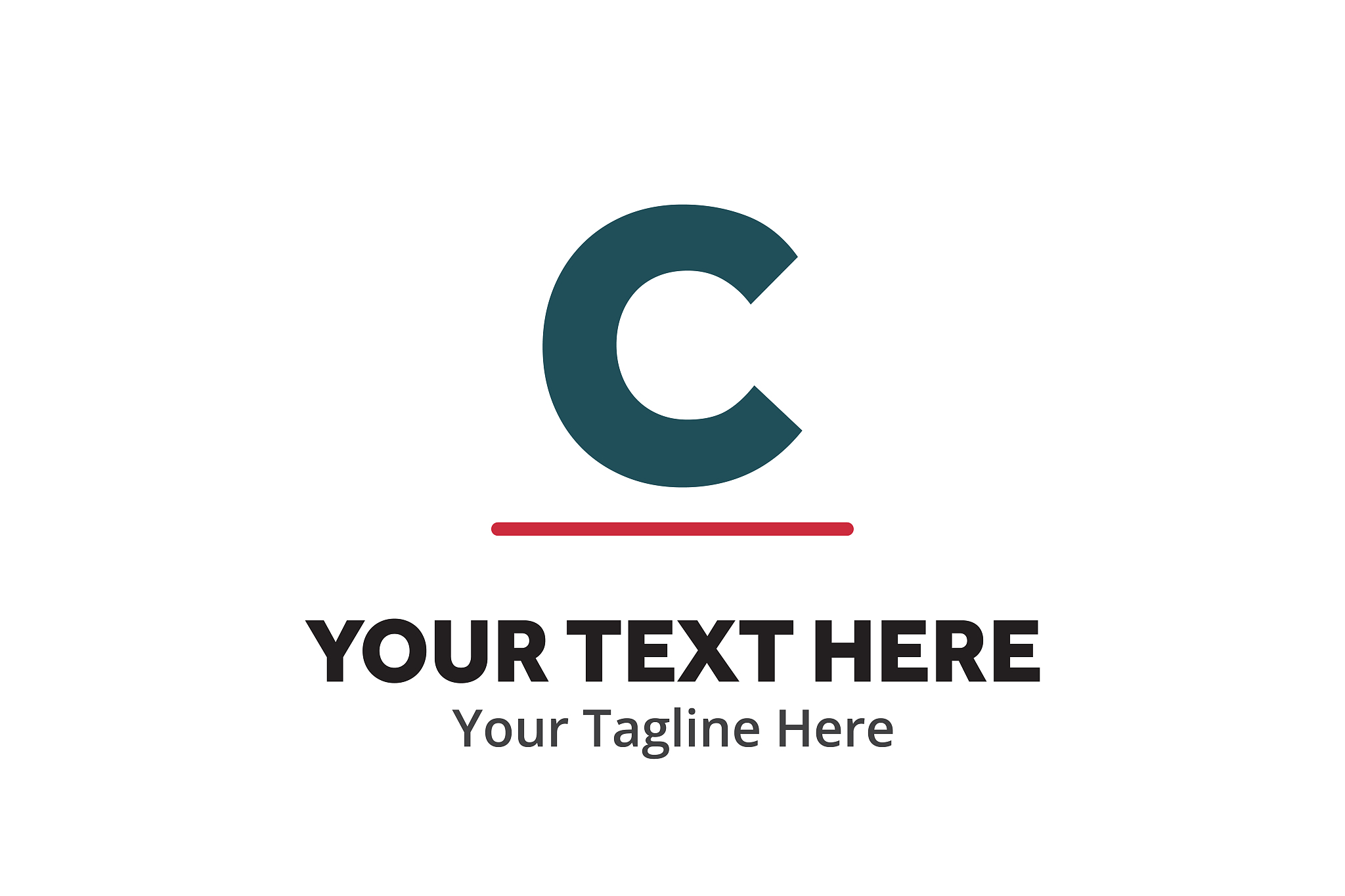 alphabetical logo creative design in flat style with color