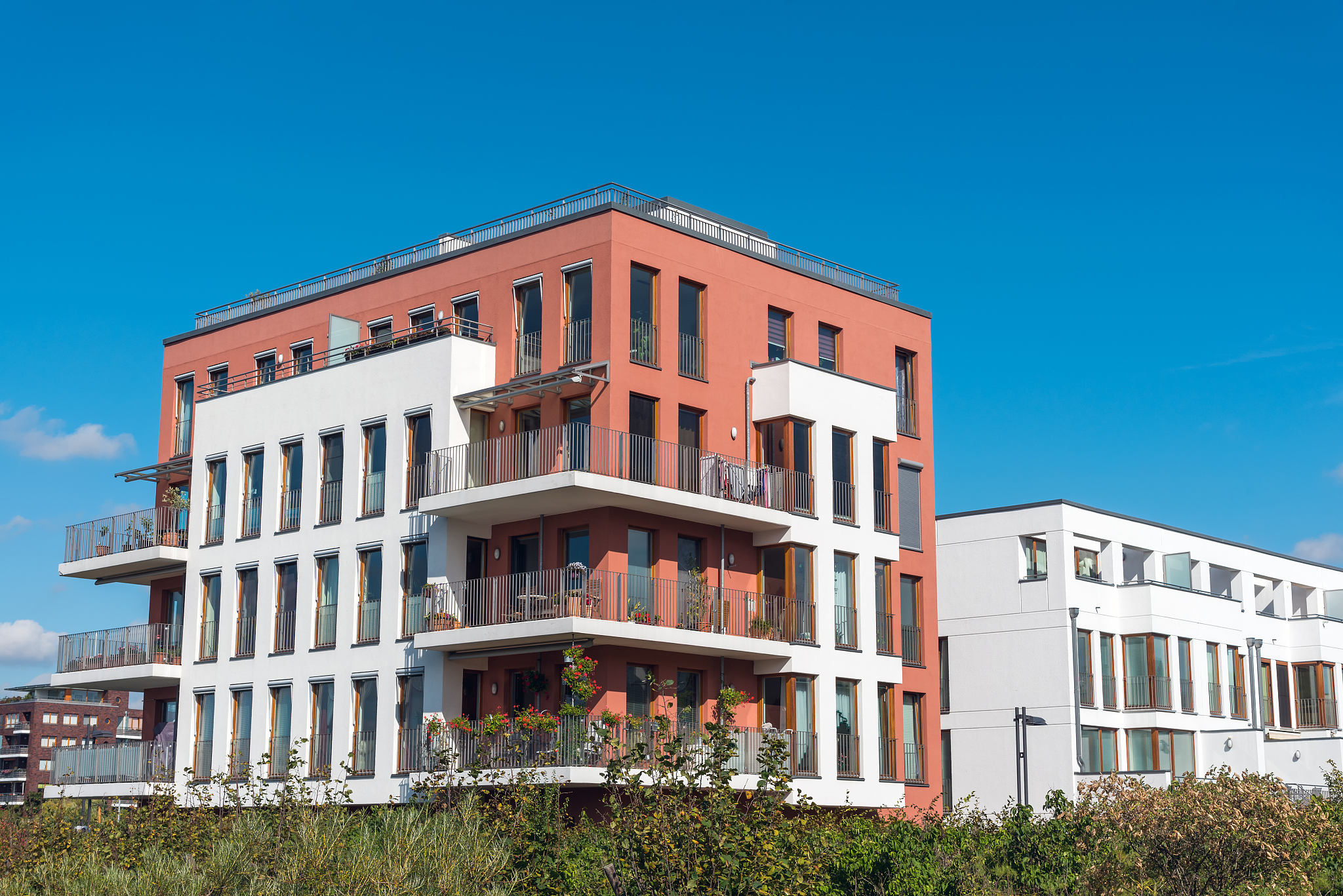 modern apartment house in berlin