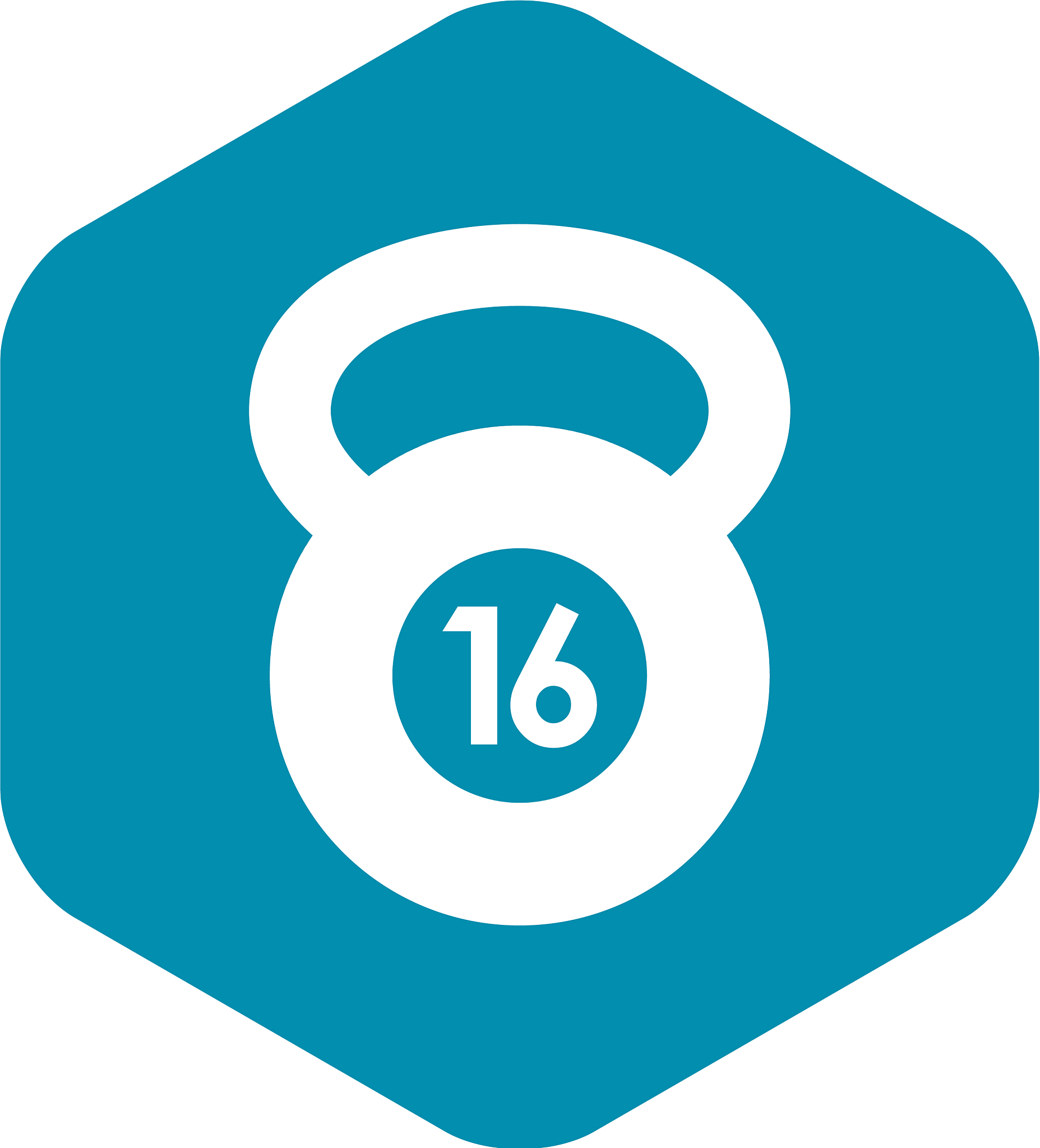 kettlebell icon simple style