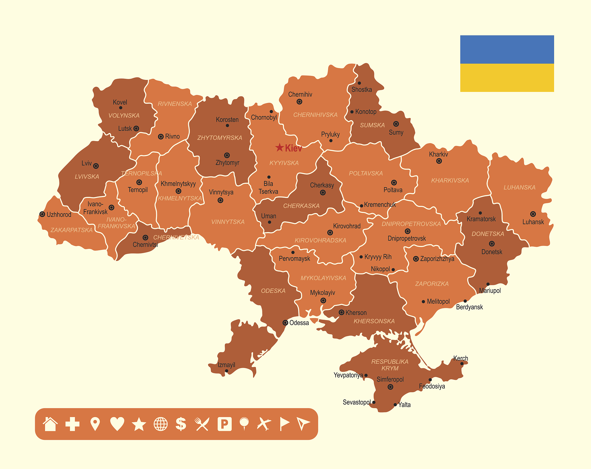 ukraine map