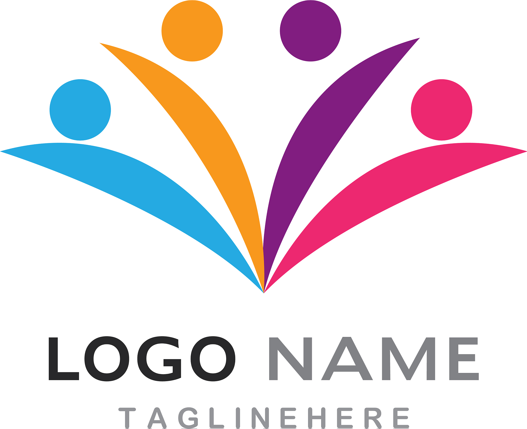 community care logo template
