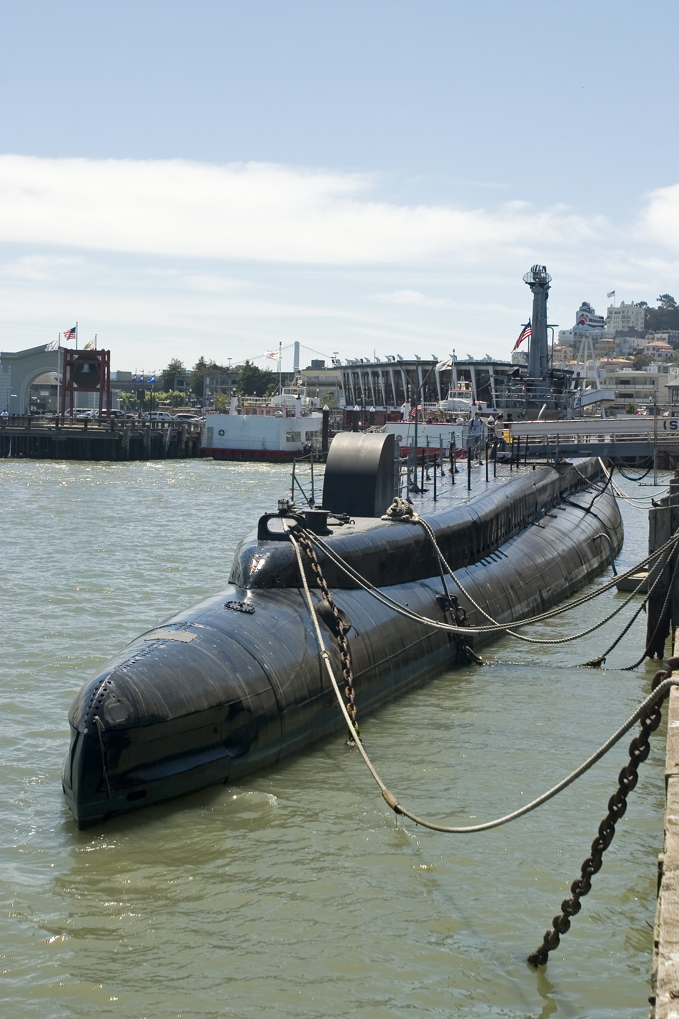submarine from behind