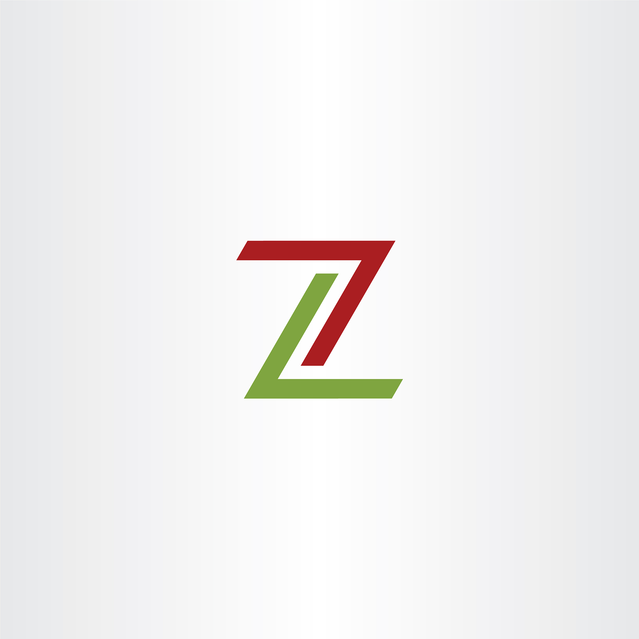 red green z logo icon sign