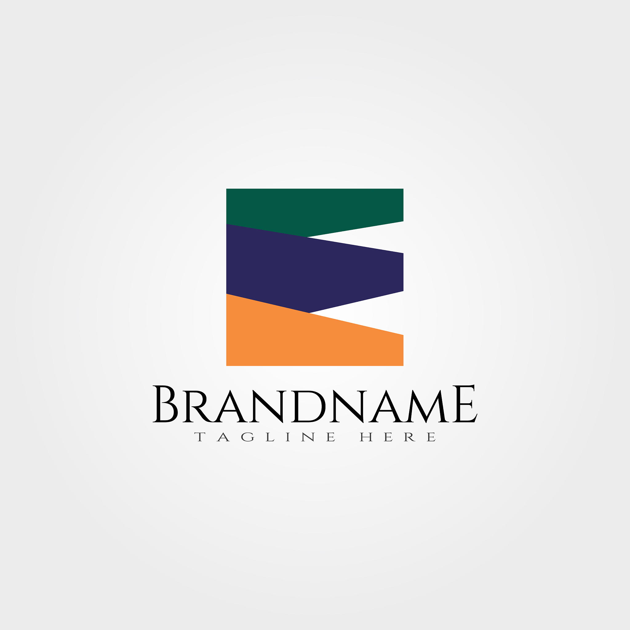 creative logo design with initial e