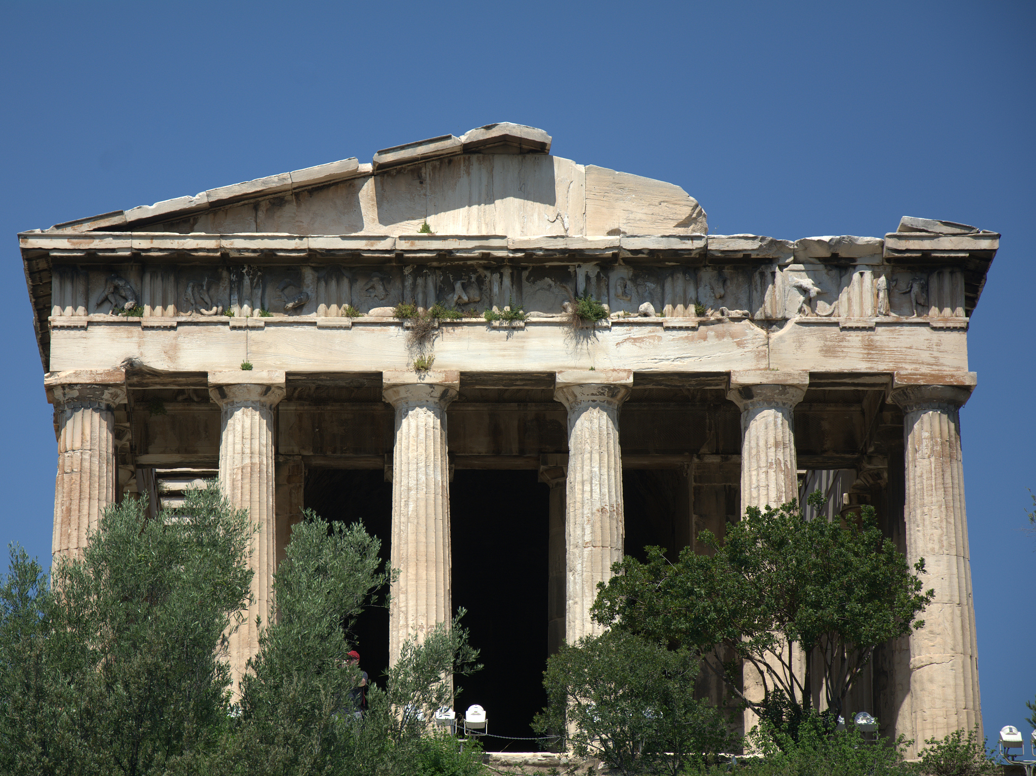 试分析论述一个古希腊的建筑艺术成就