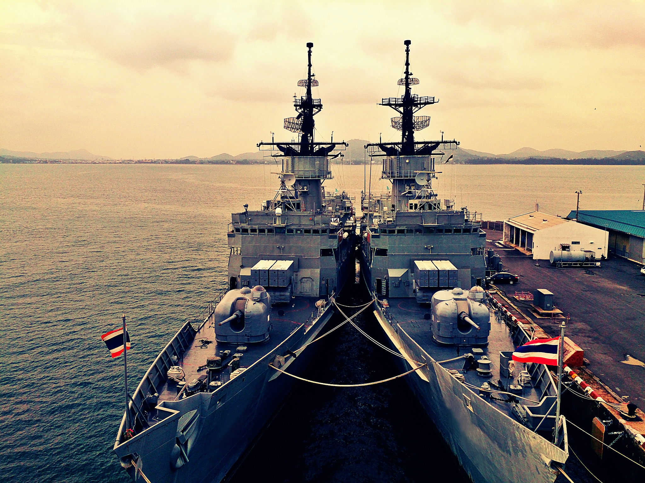 warship
