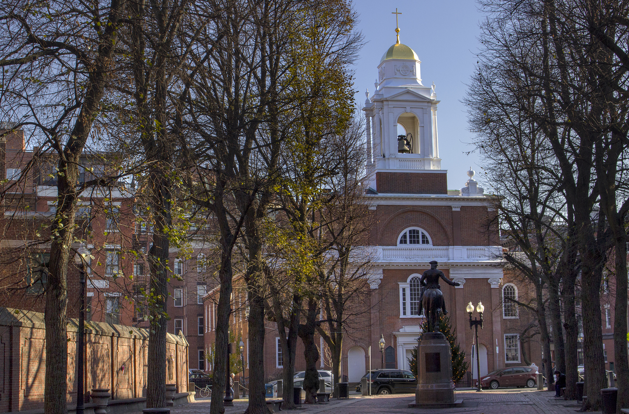paul revere mall, boston, usa