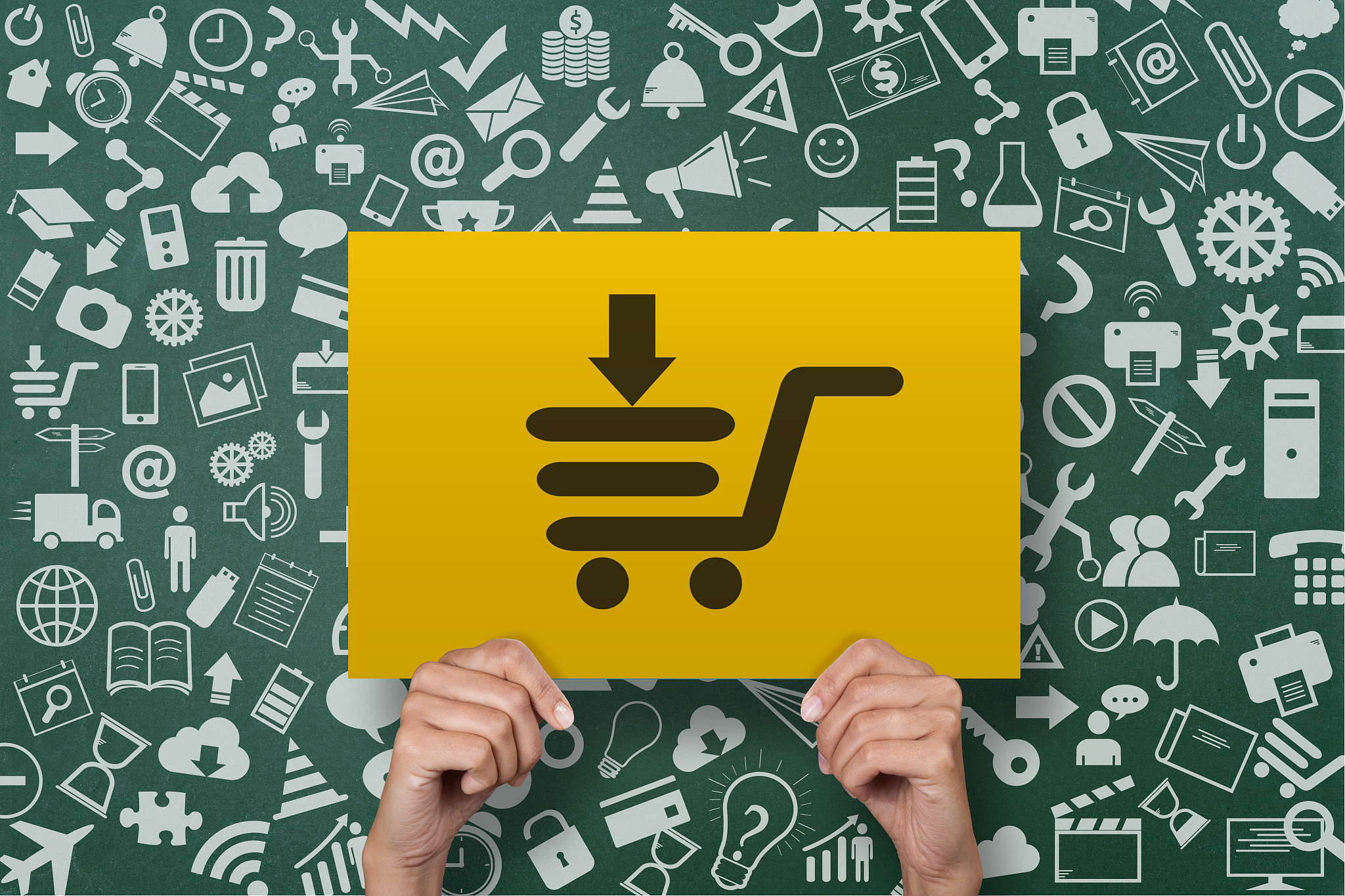 concept of online shopping