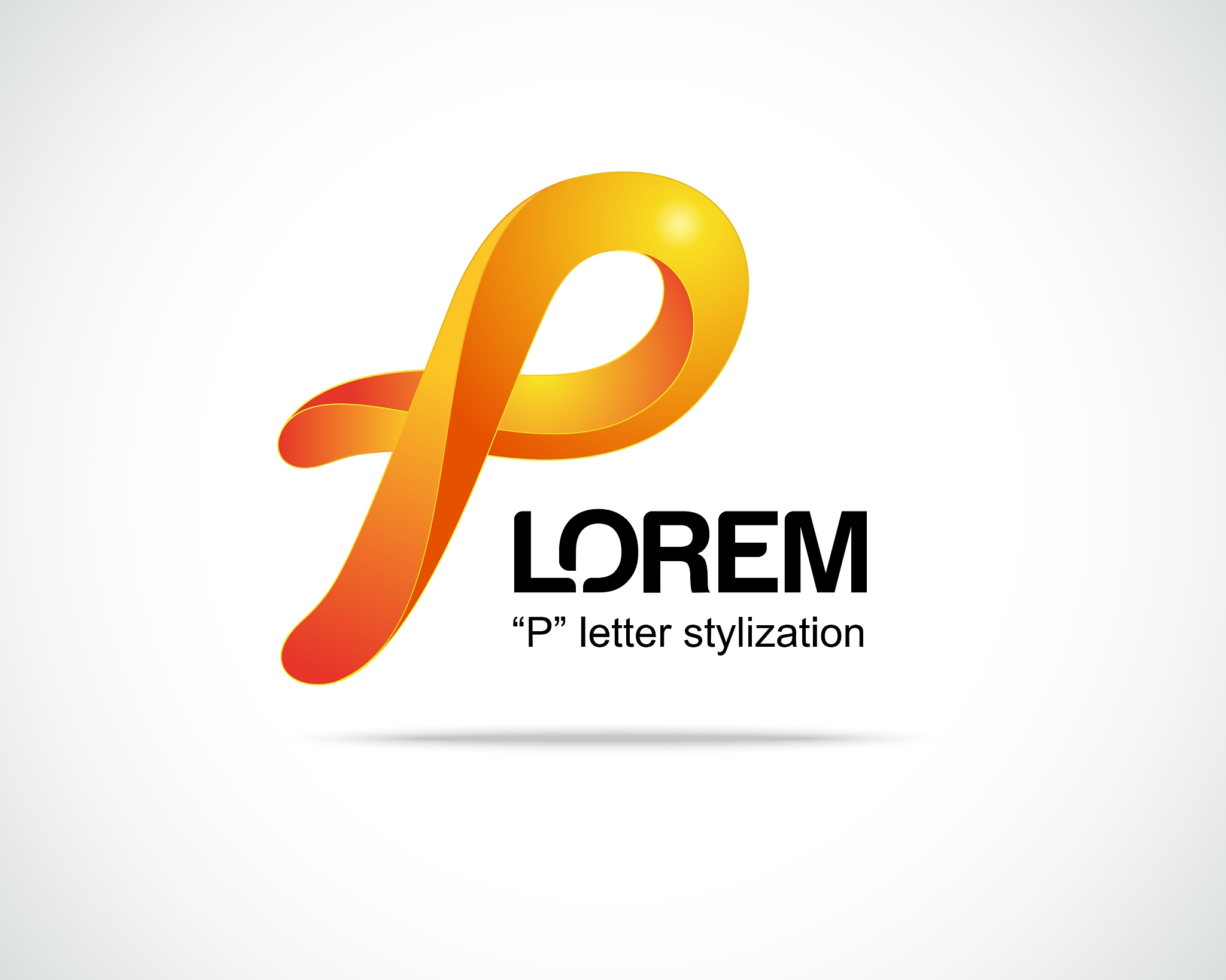 abstract logo design template