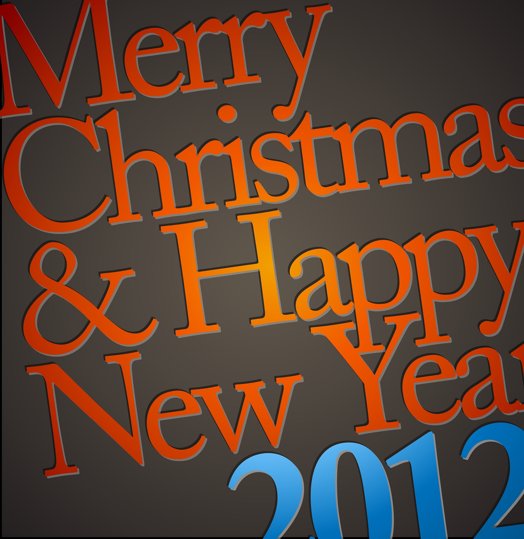 typography christmas