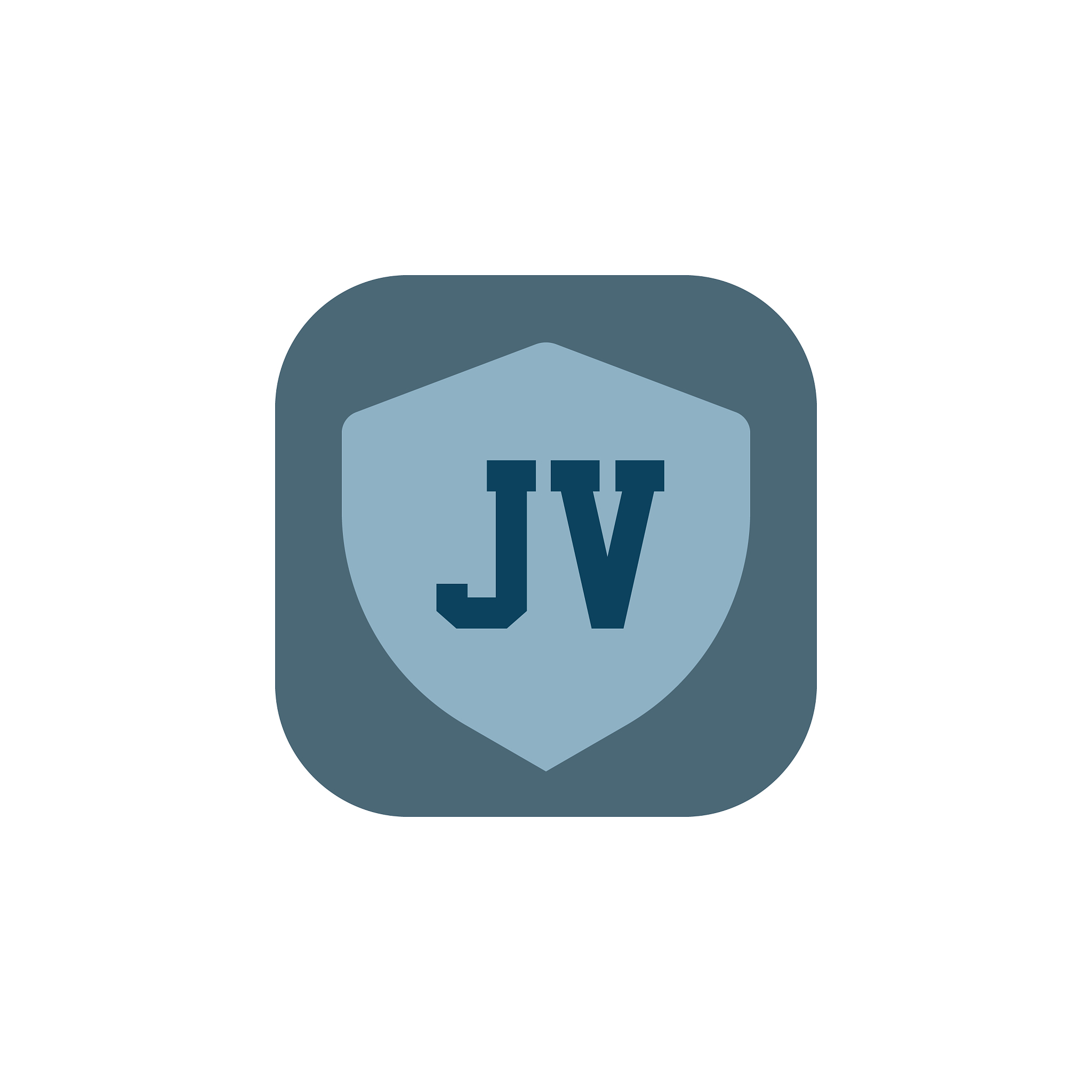 initial letter logo jv template design