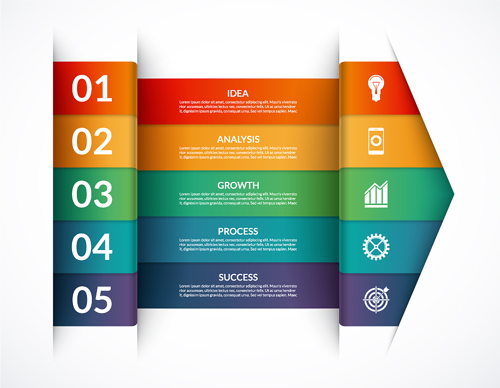 infographic options banner template