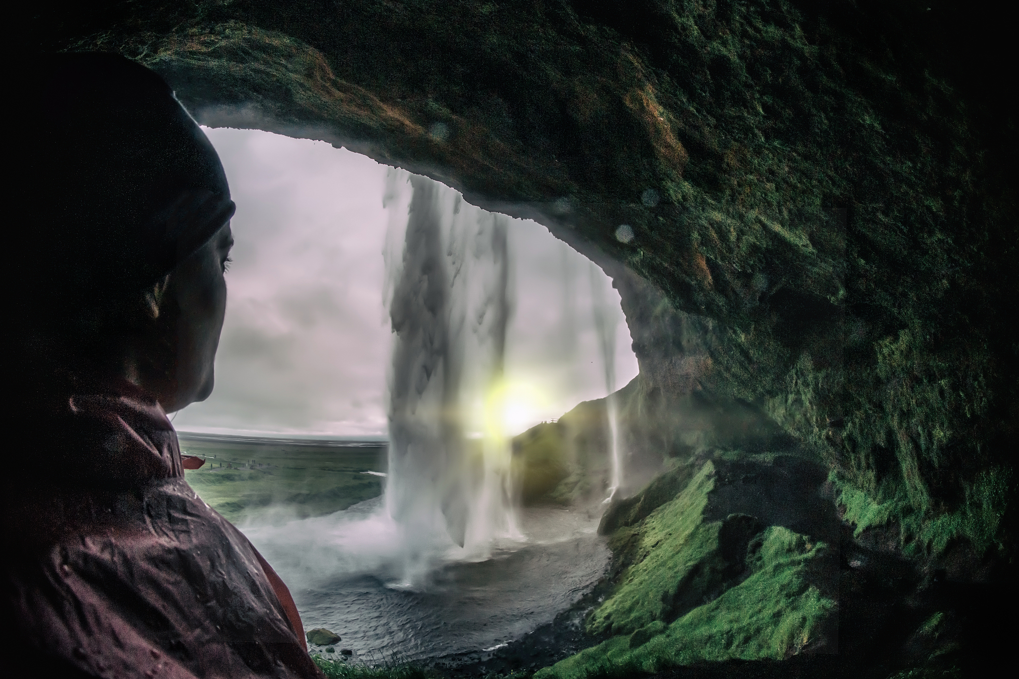 seljalandsfoss in southwest iceland on a golden circle route