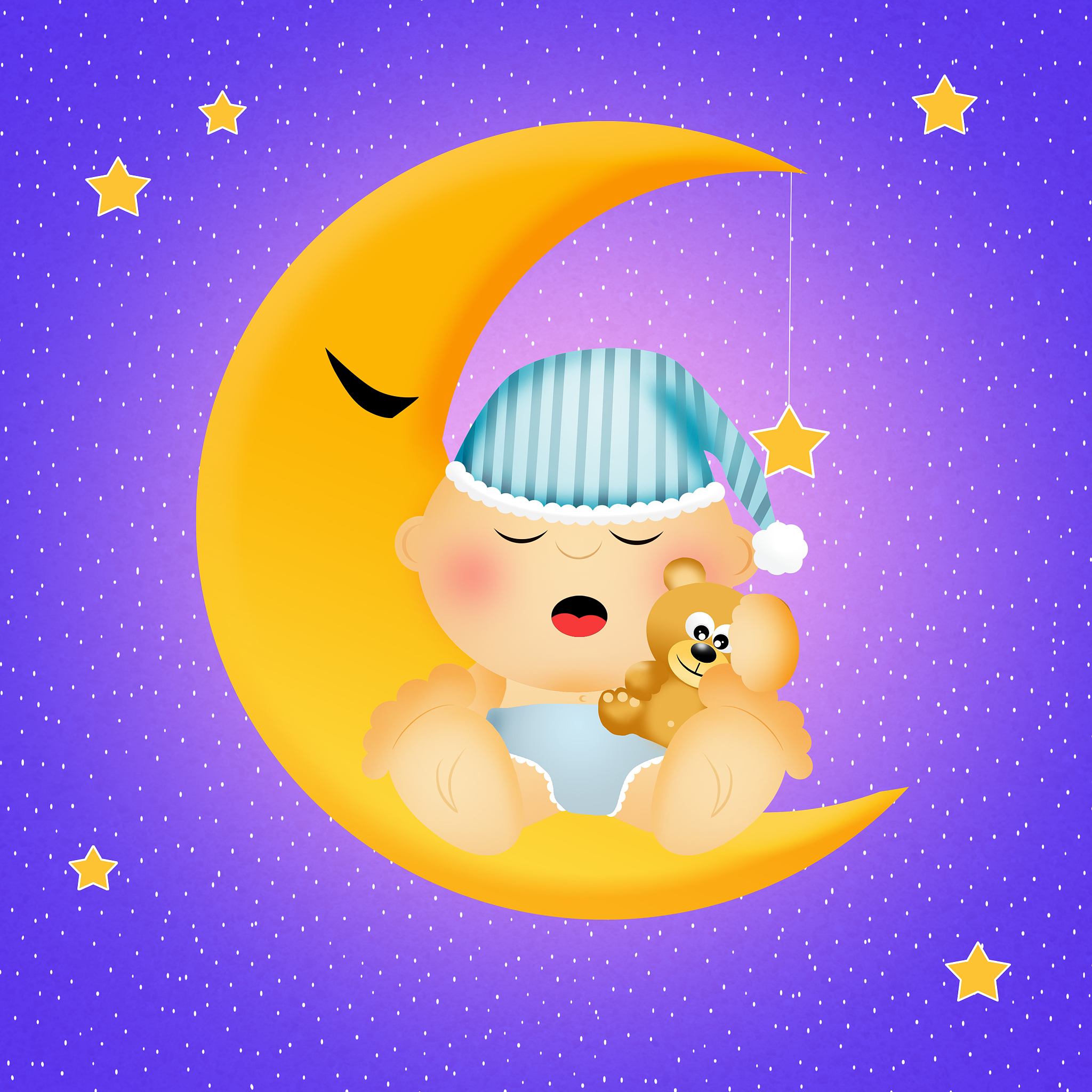 晚安，宝贝！祝你睡个好觉
