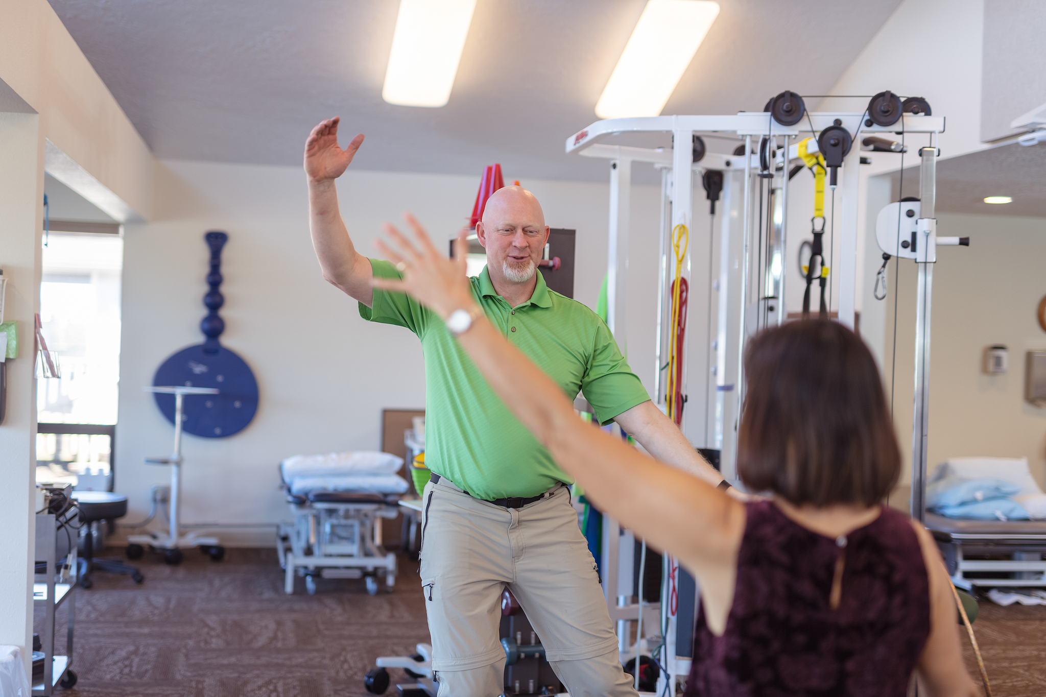 tai chi in a physiotherapy clinic