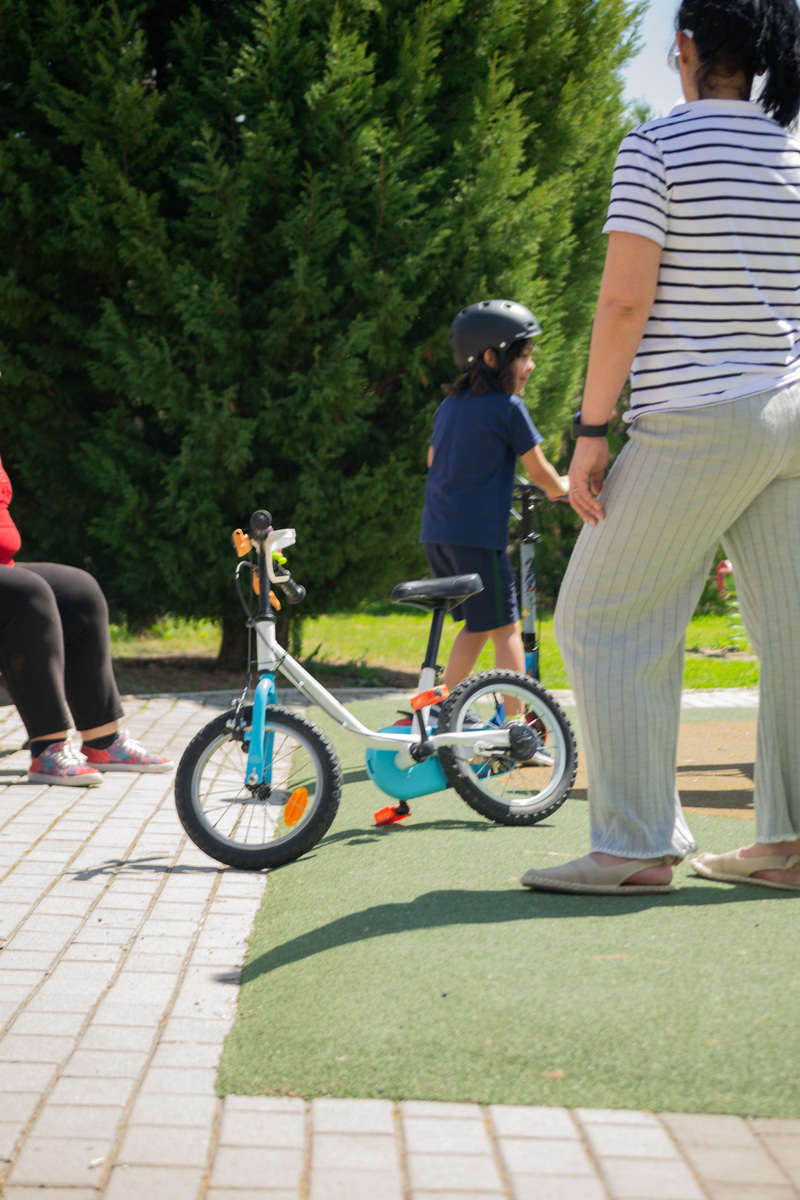 有创意的亲子骑行记录带游戏的范本