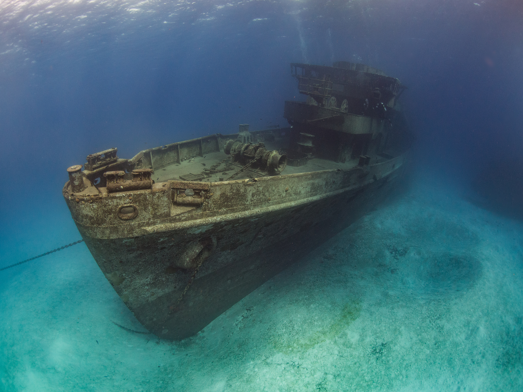 the bow of the kittiwake