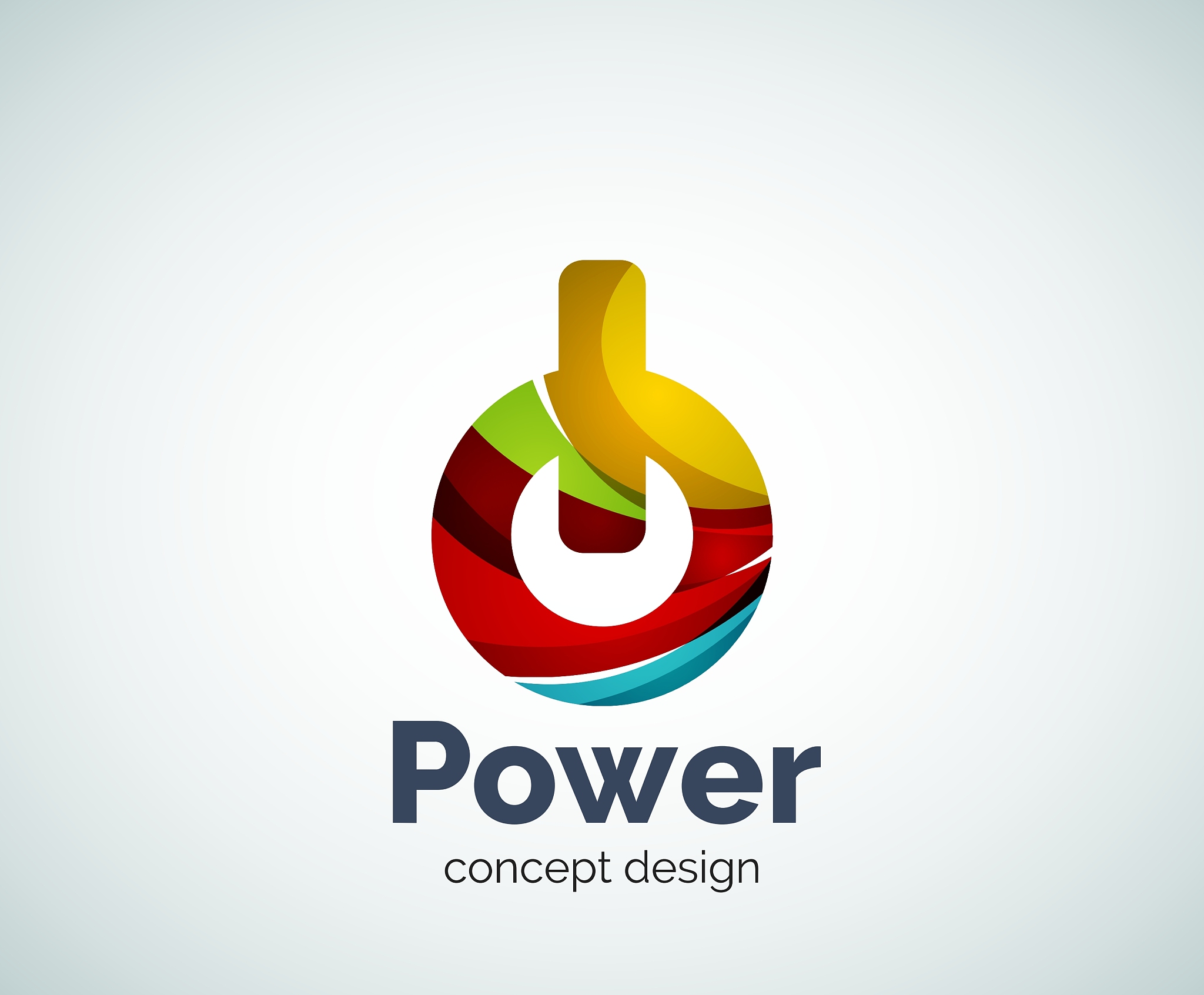power button logo template