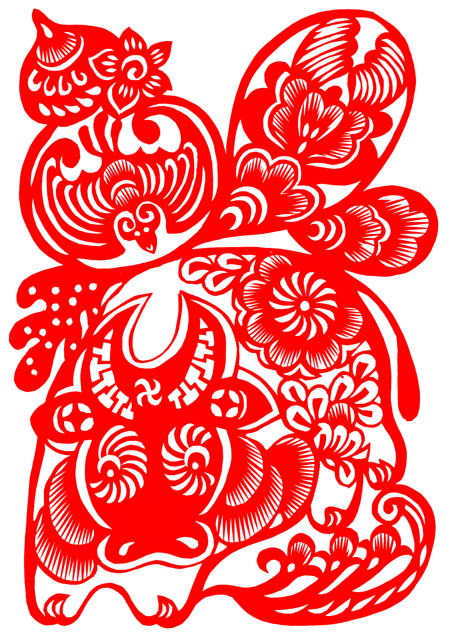 动物剪纸创意解析：造型、材料、色彩、创新