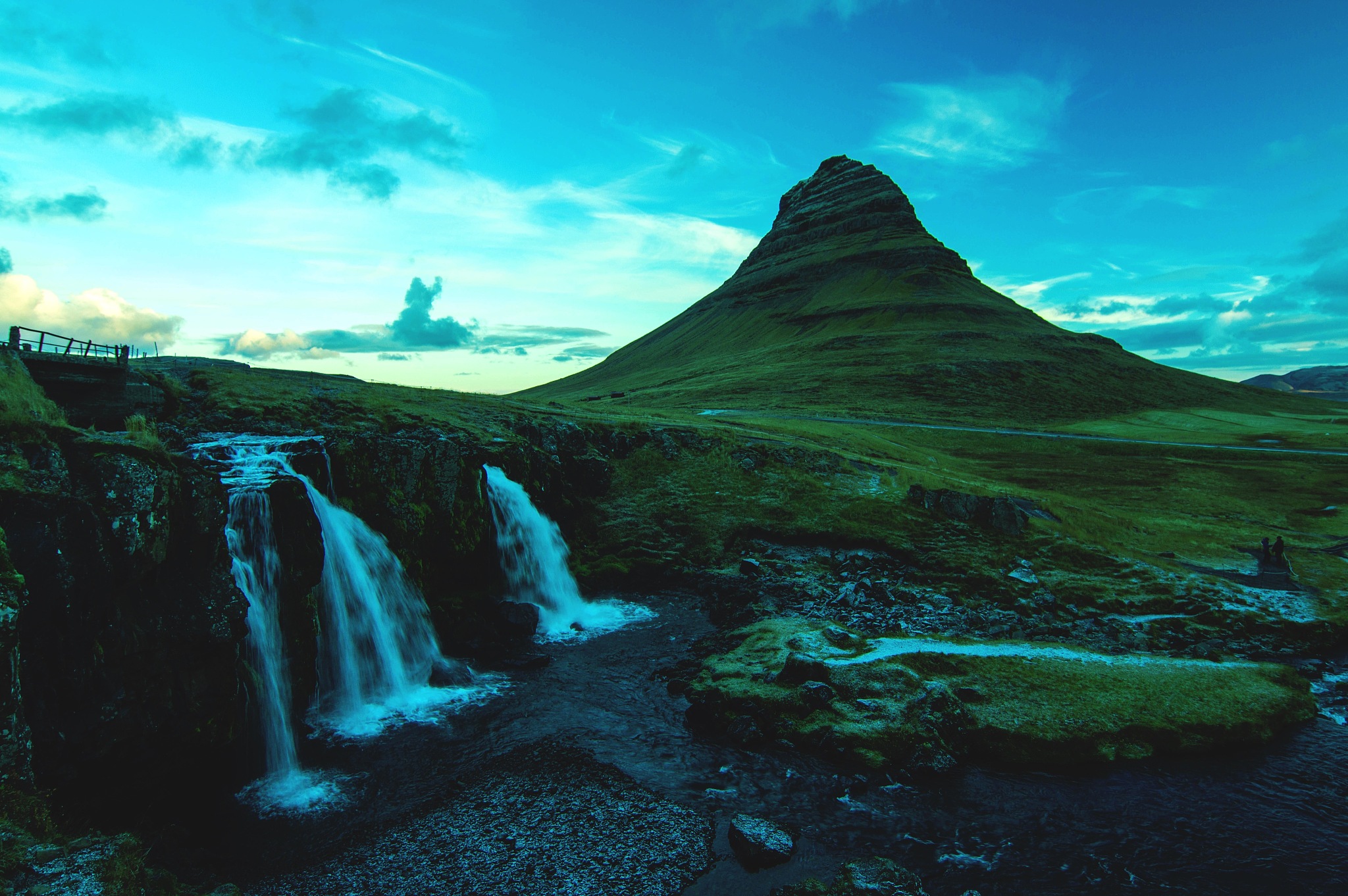 scenic view of land against sky