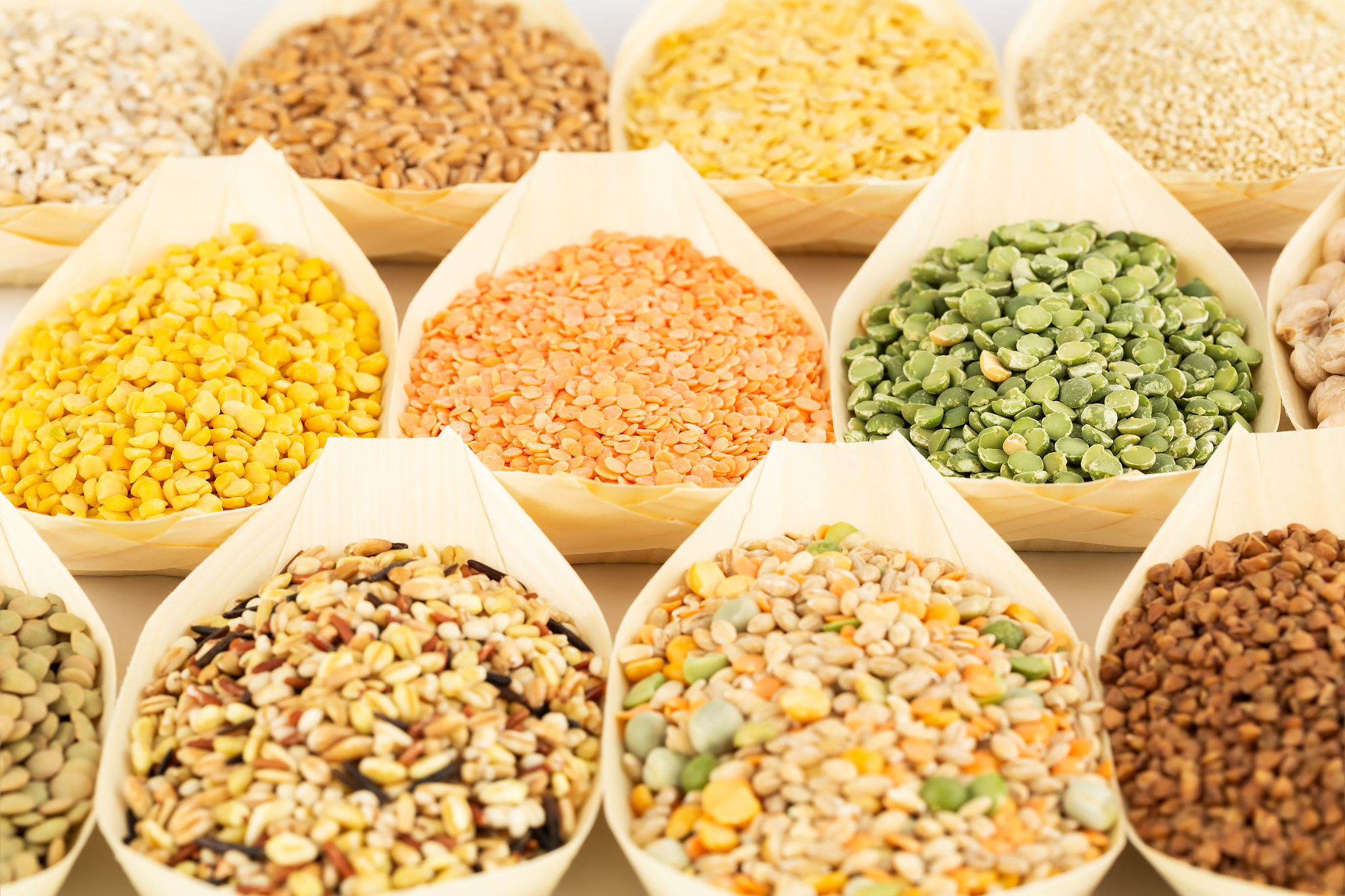 the collection of different groats