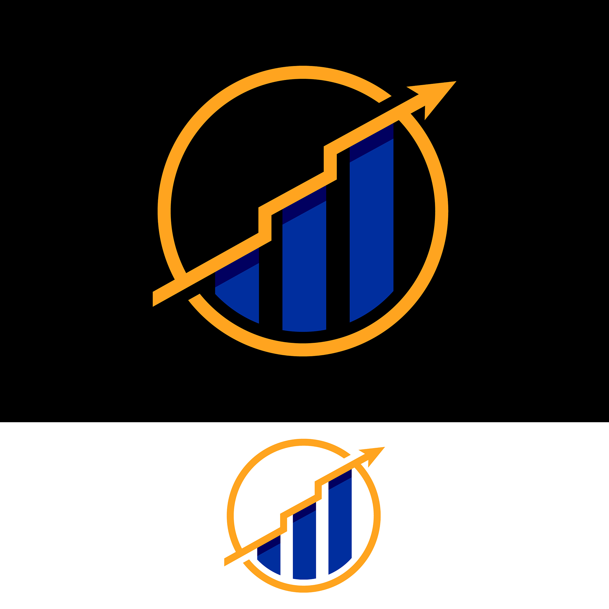 financial logo accounting financial icon