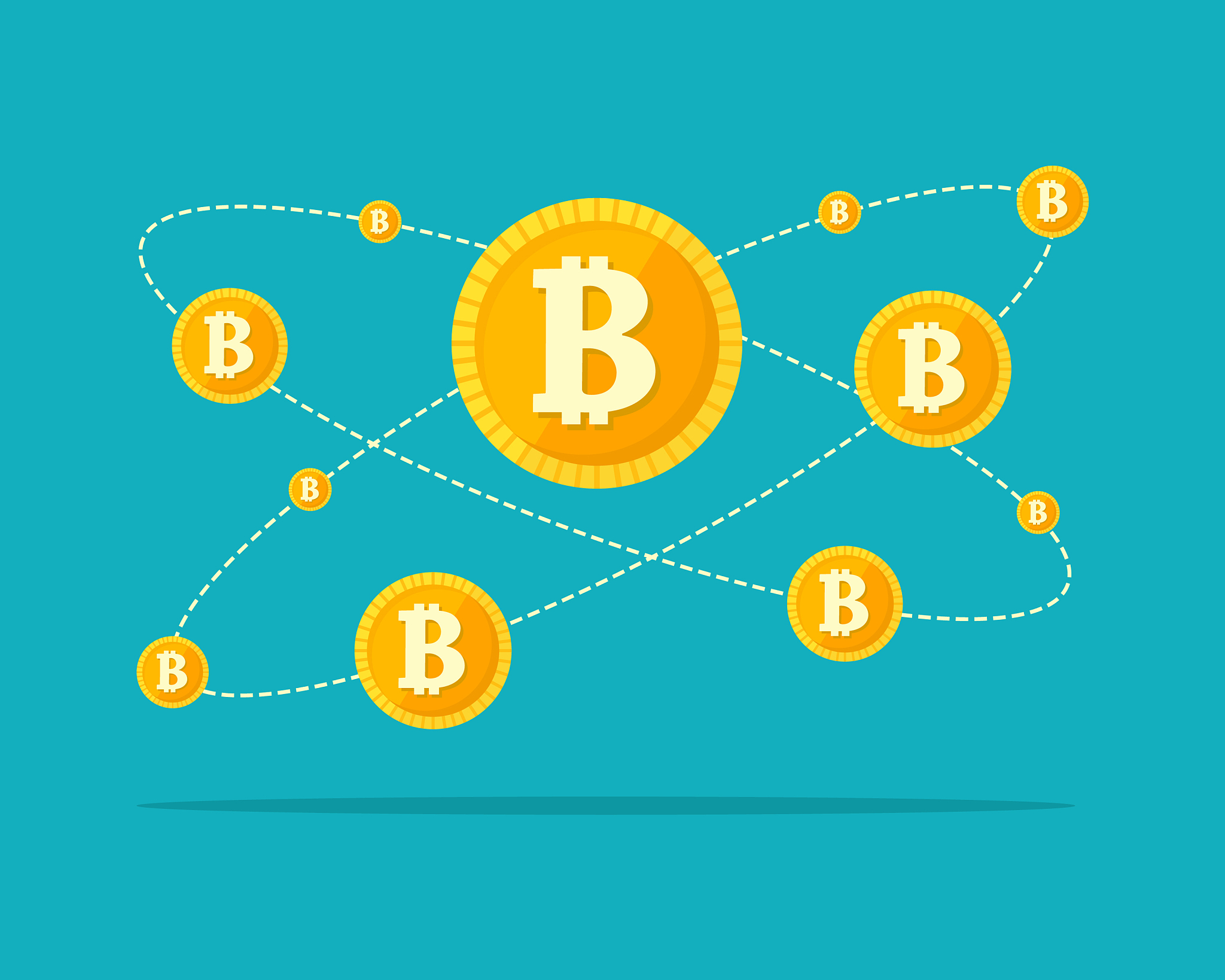 collection background block chain theme