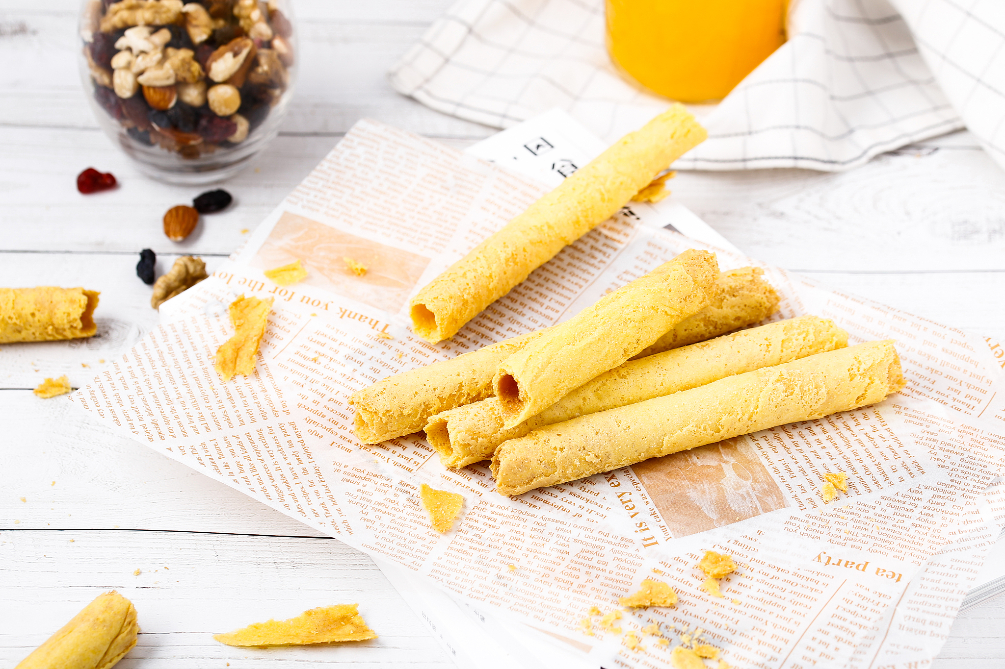 真好意榴莲蛋卷饼干：买一箱送一箱！96根仅需9.9元！