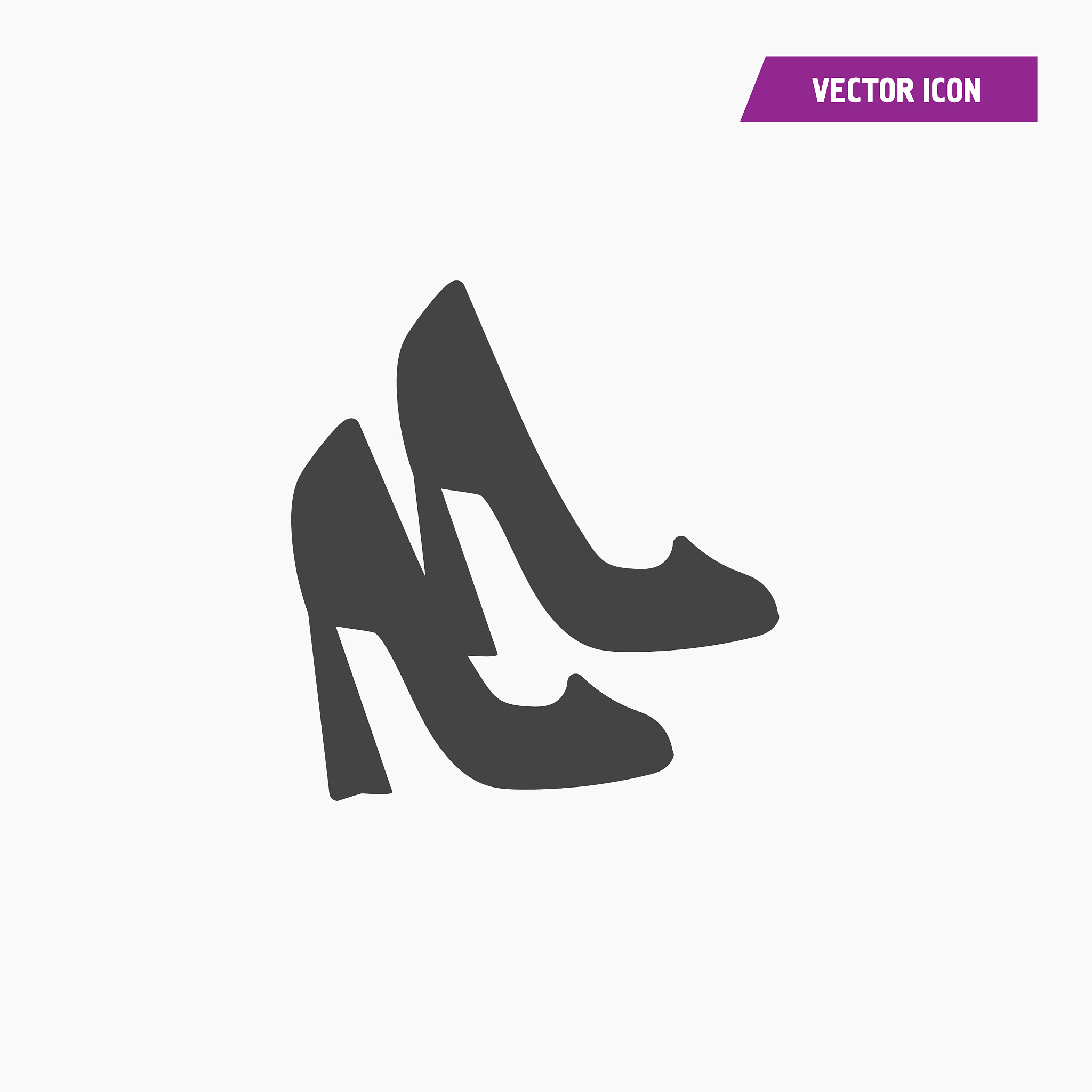 women high heel shoes icon
