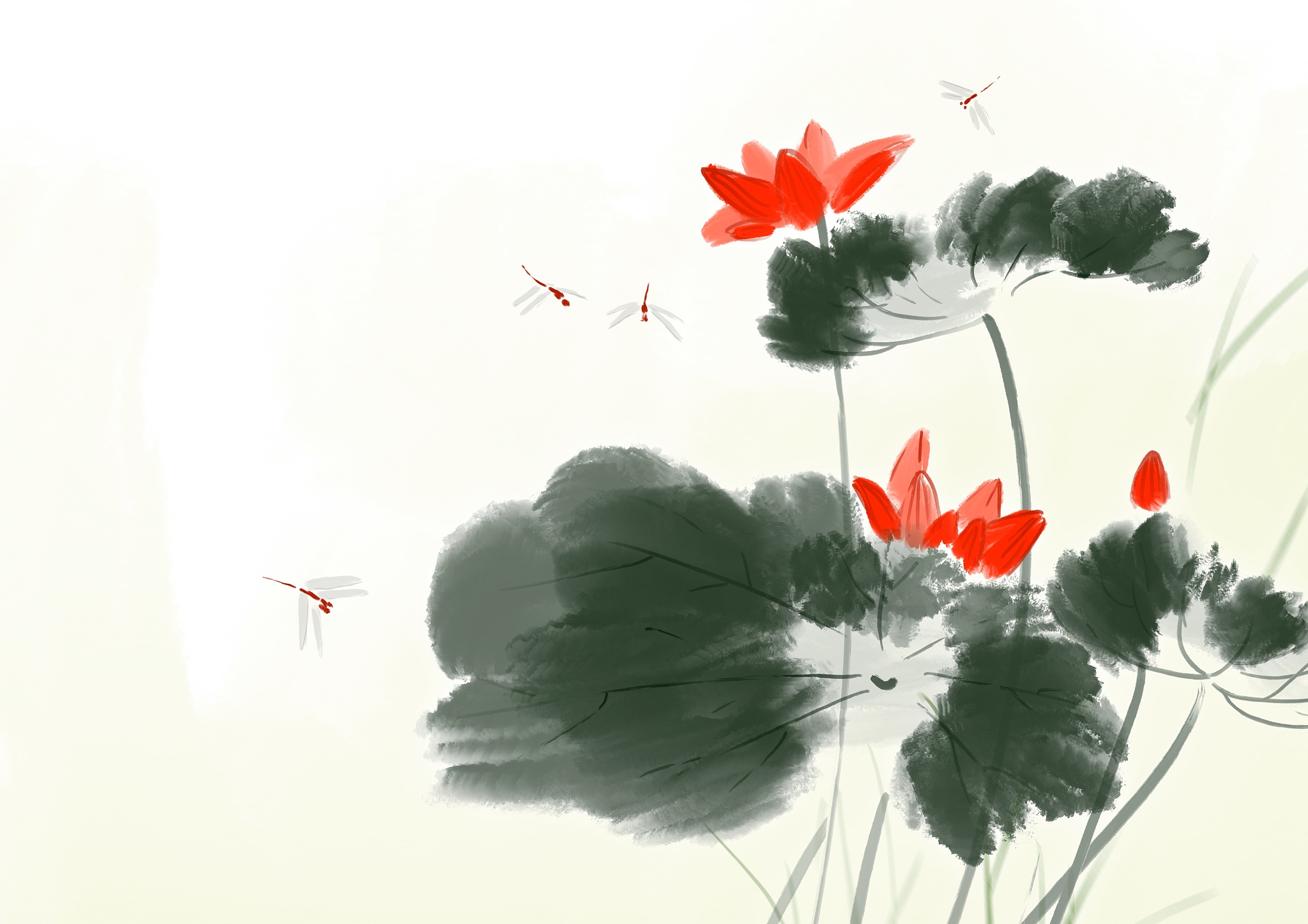 我想创作一幅关于娇小玲珑睡莲女孩-中华优秀传统文化的绘画作品请帮我用100字描述关于它的创意理念