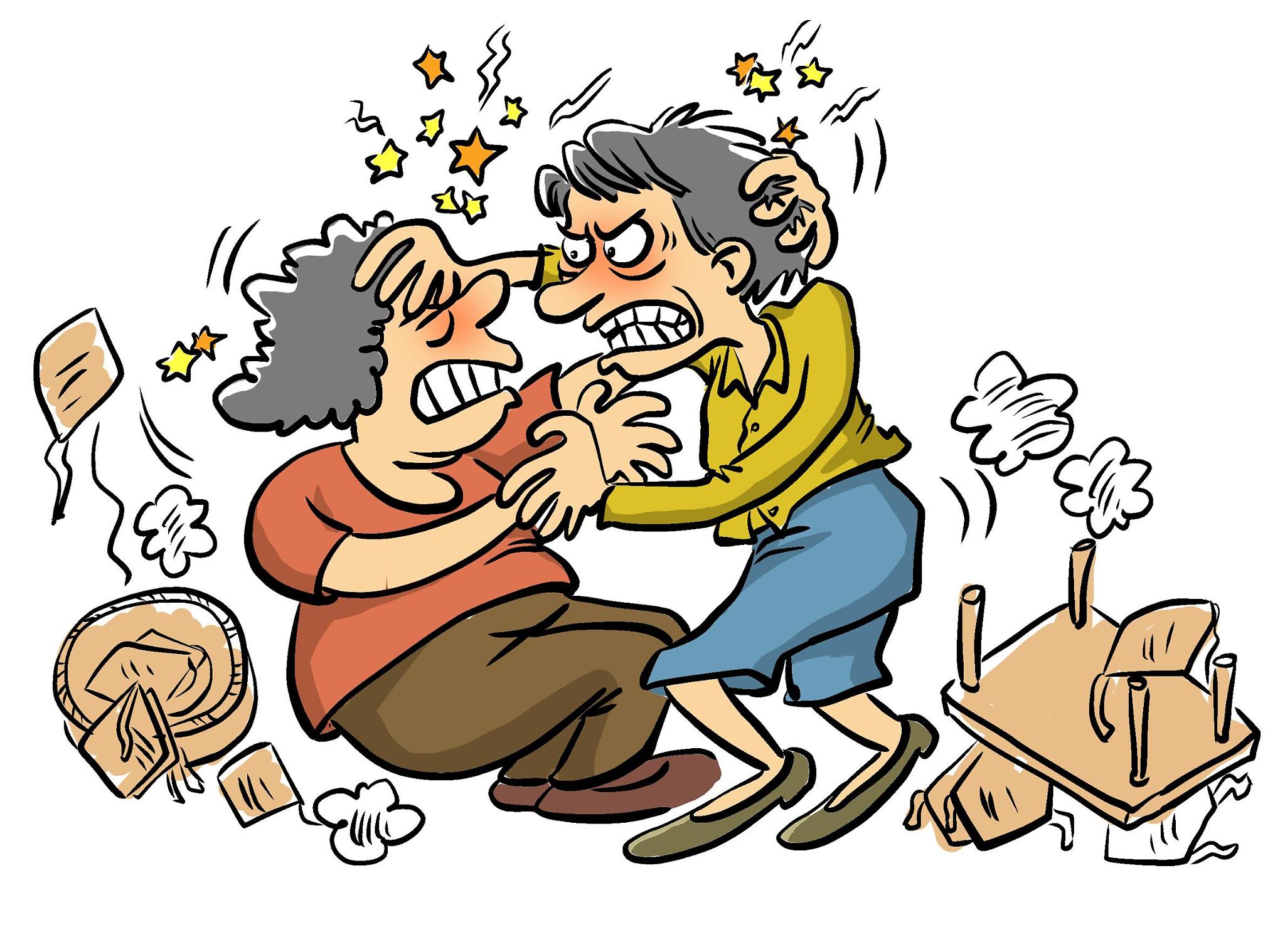 老婆婆指责不负责任的人