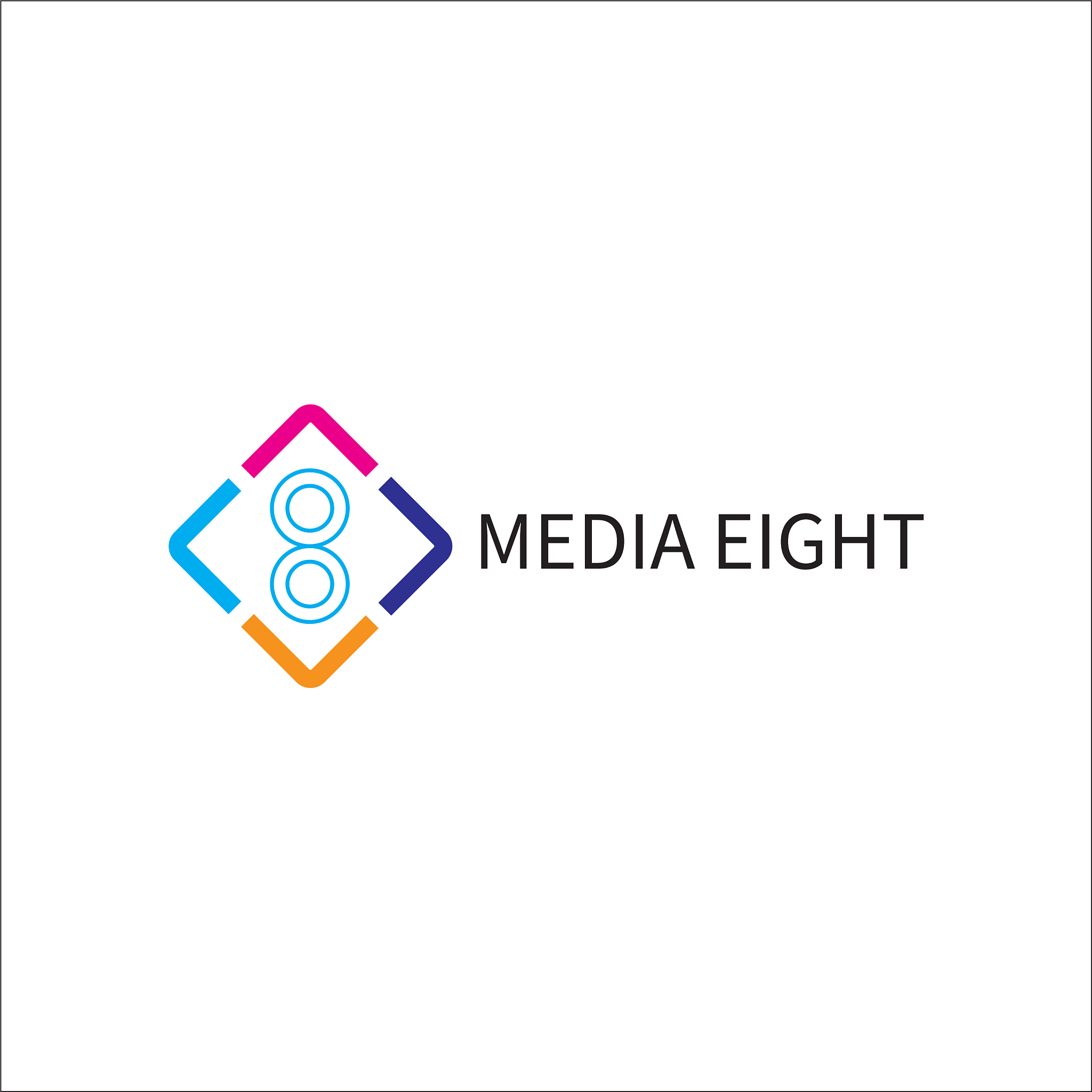 number 8 logo design