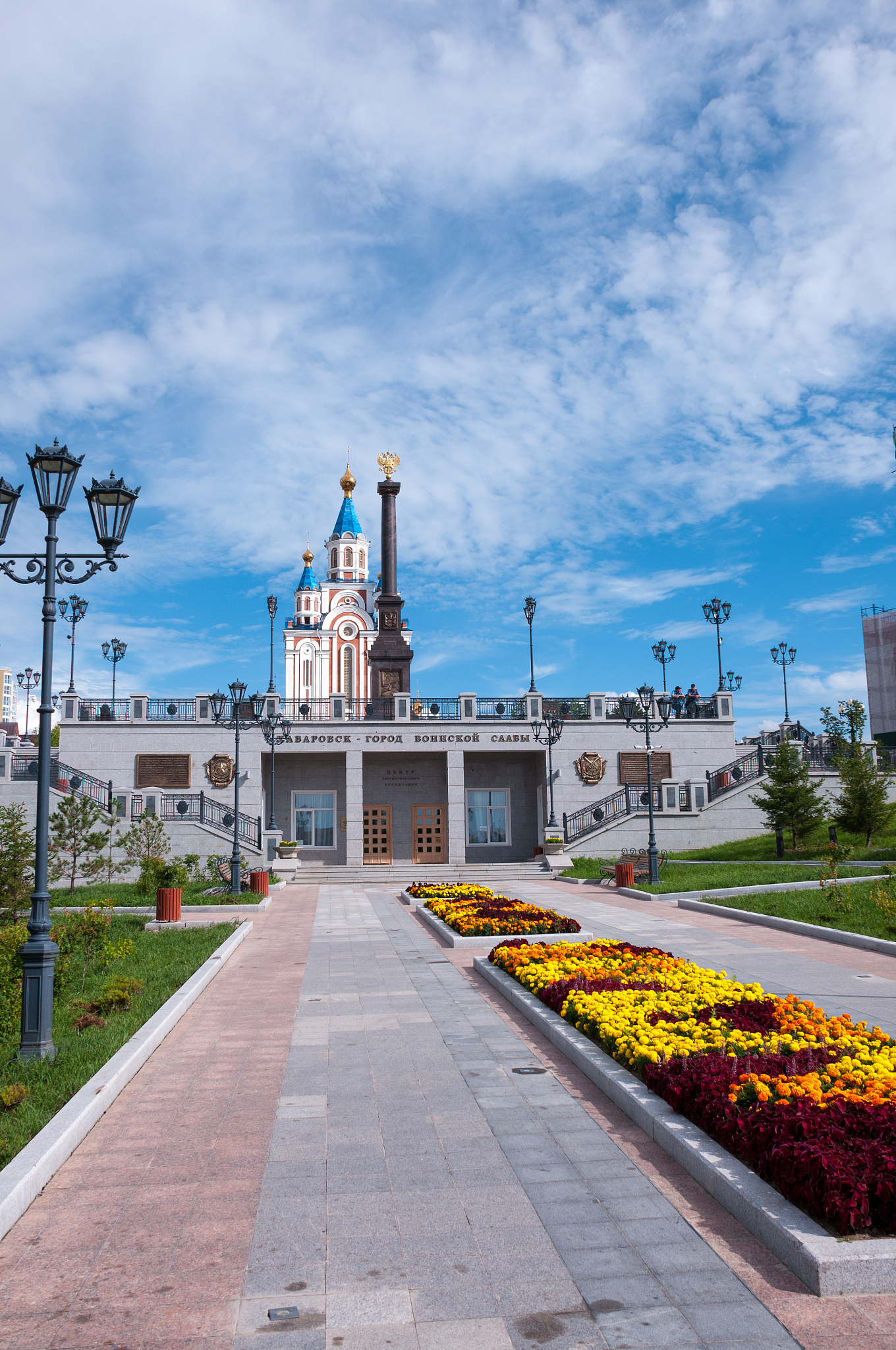 russia, khabarovsk, july 22: square of military glory