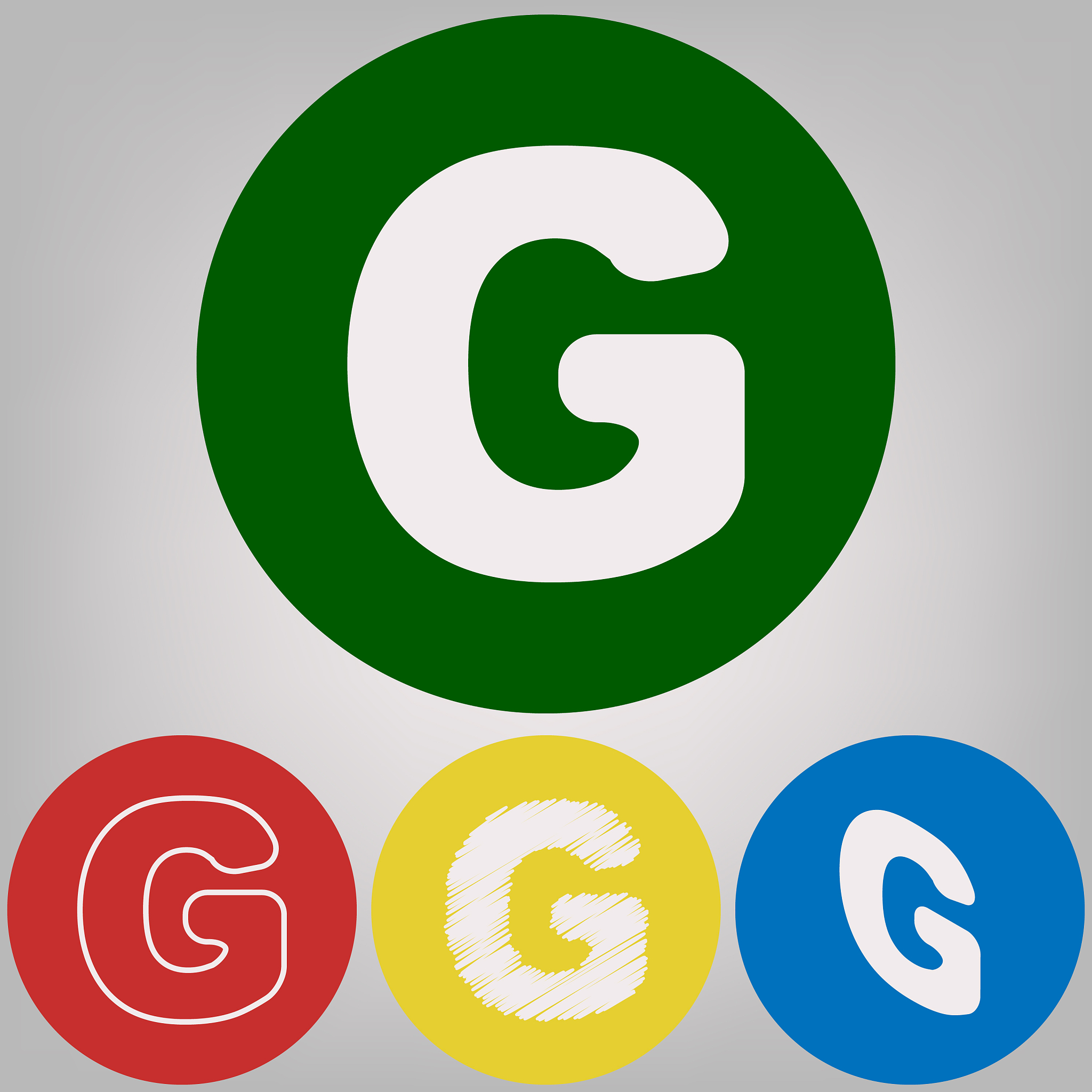 letter g sign design template element 4