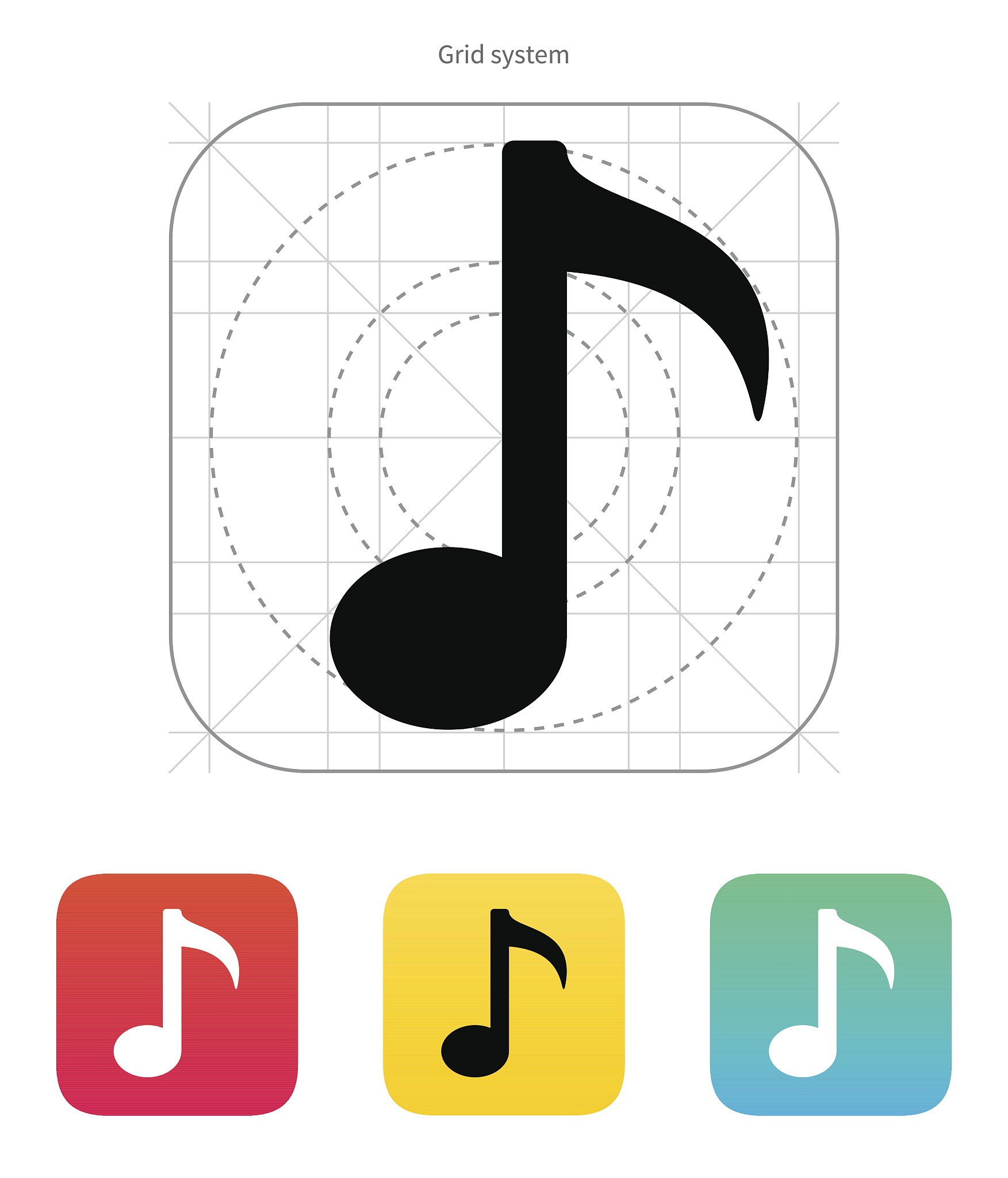 musical note icon.