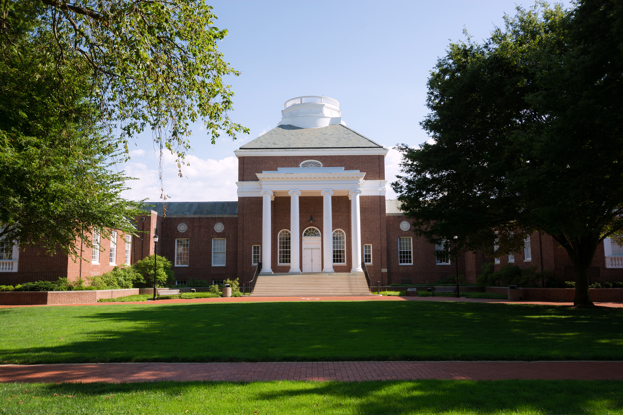 memorial hall at the university of delaware in newark
