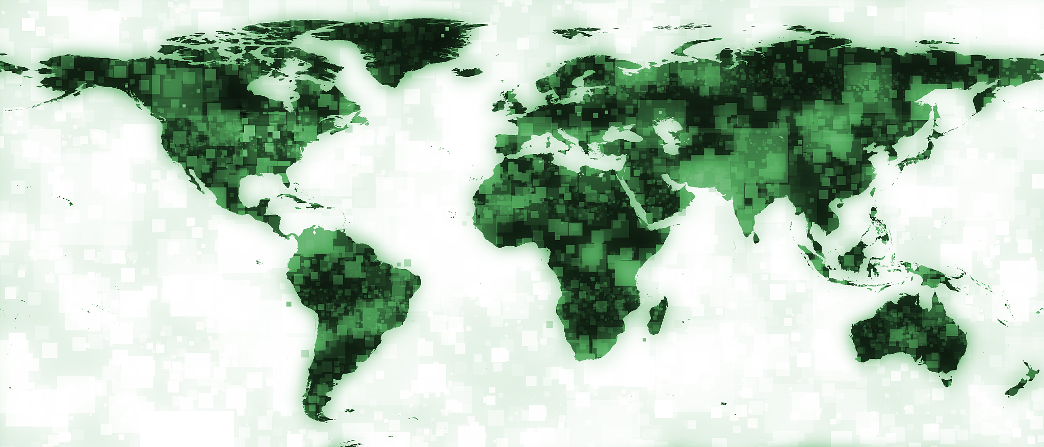world map digitized