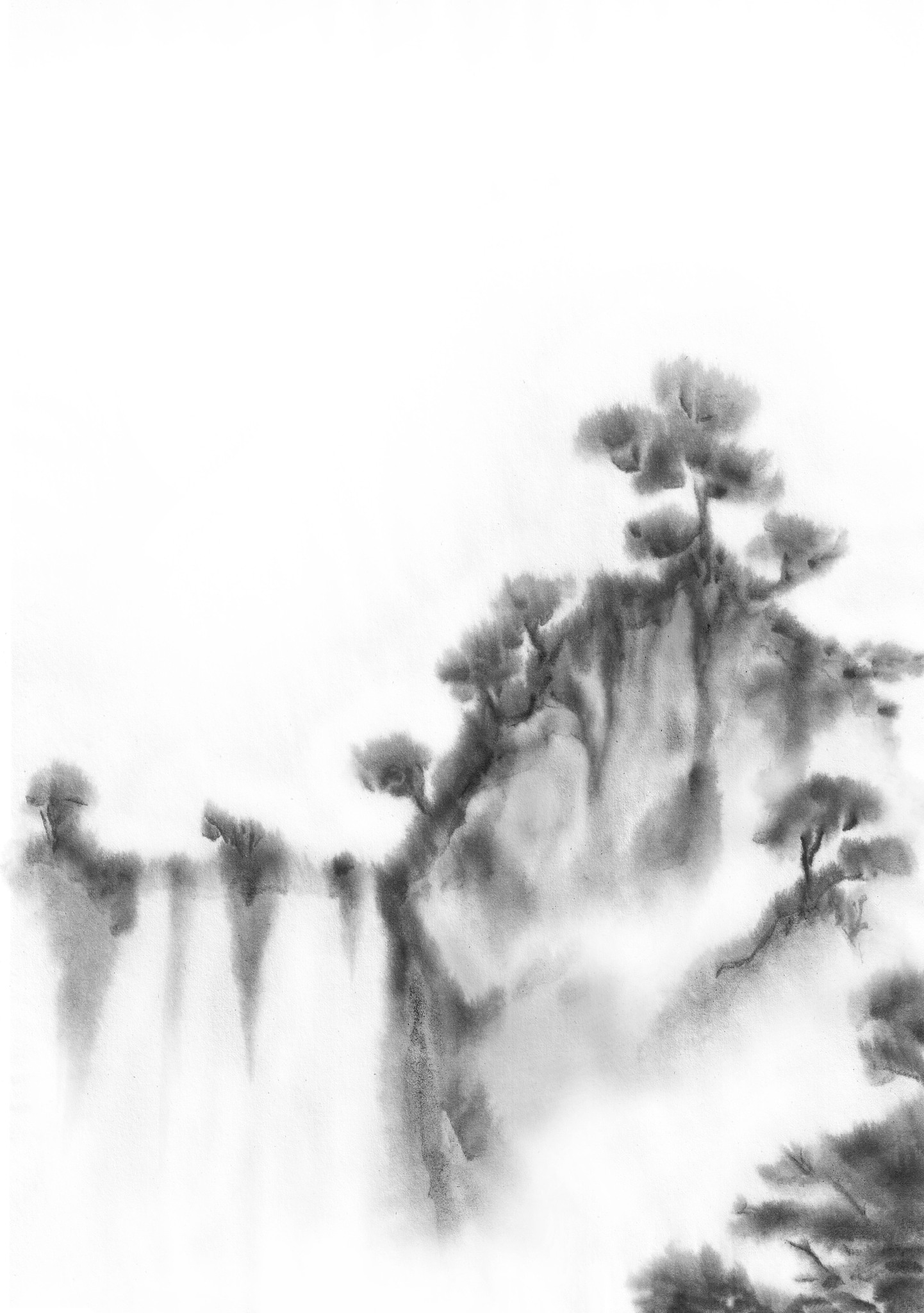 详细讲解中国画墨笔皴法