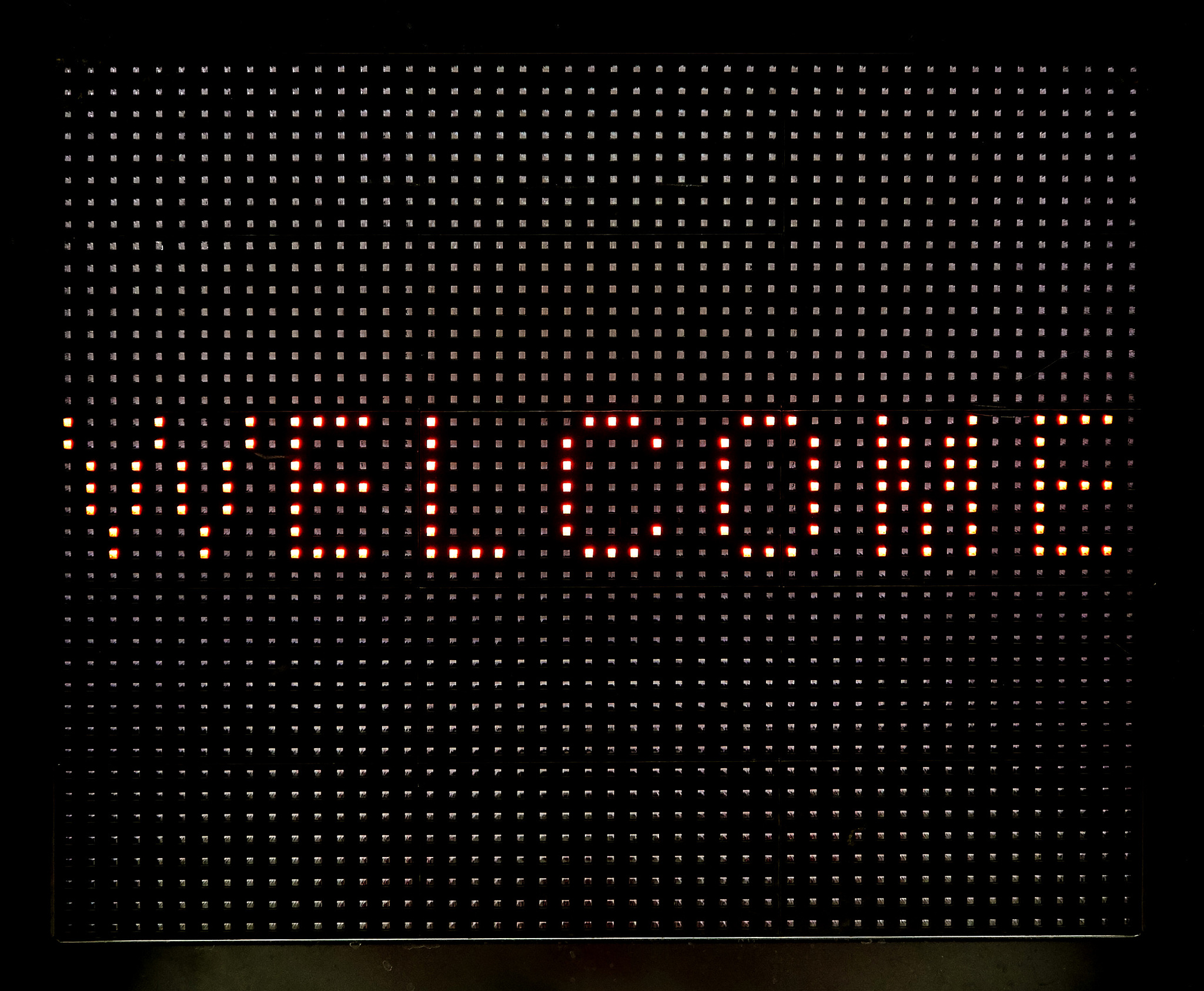 LED点阵屏的灯泡点亮的原理