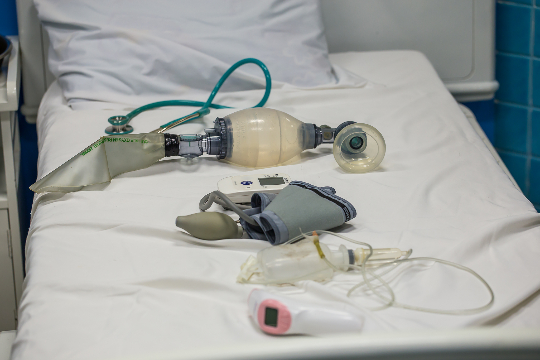 medical equipment of rescue team