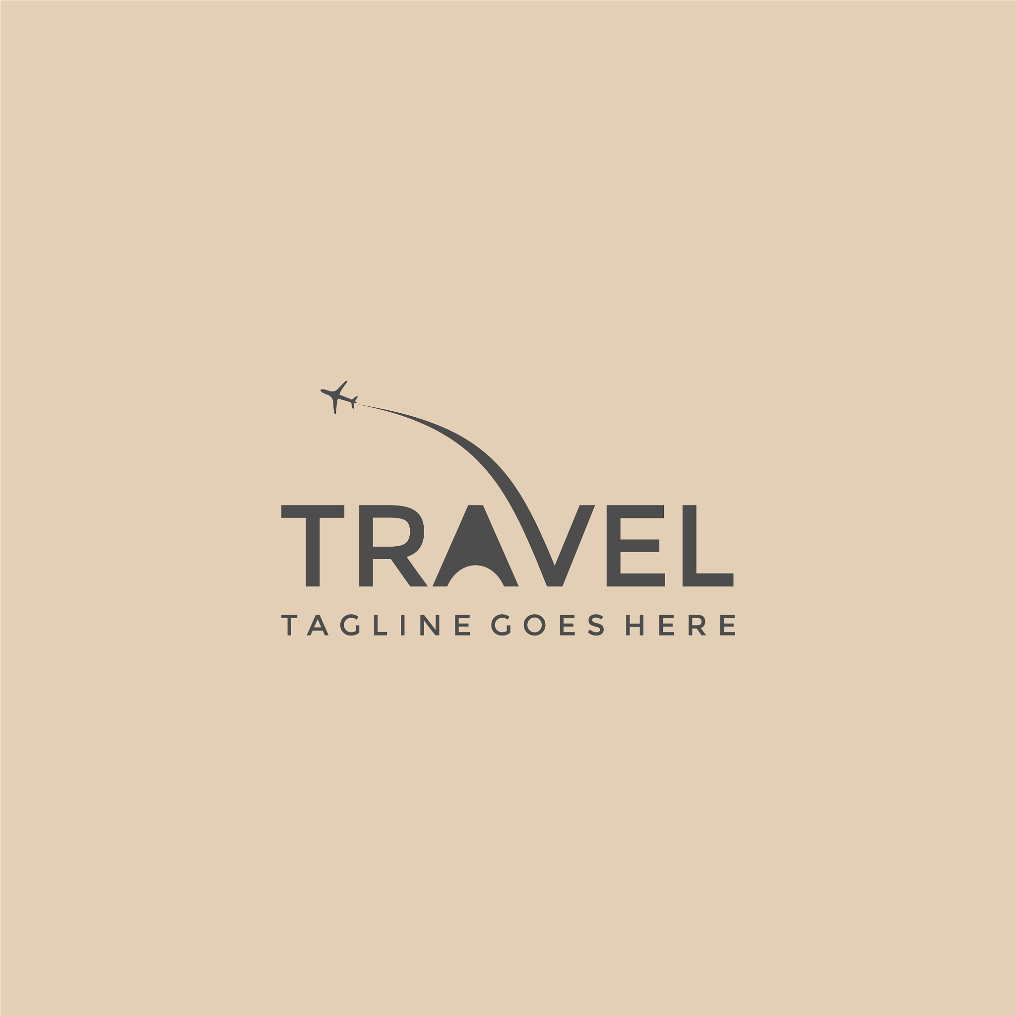 travel or trip logo travel agency adventure