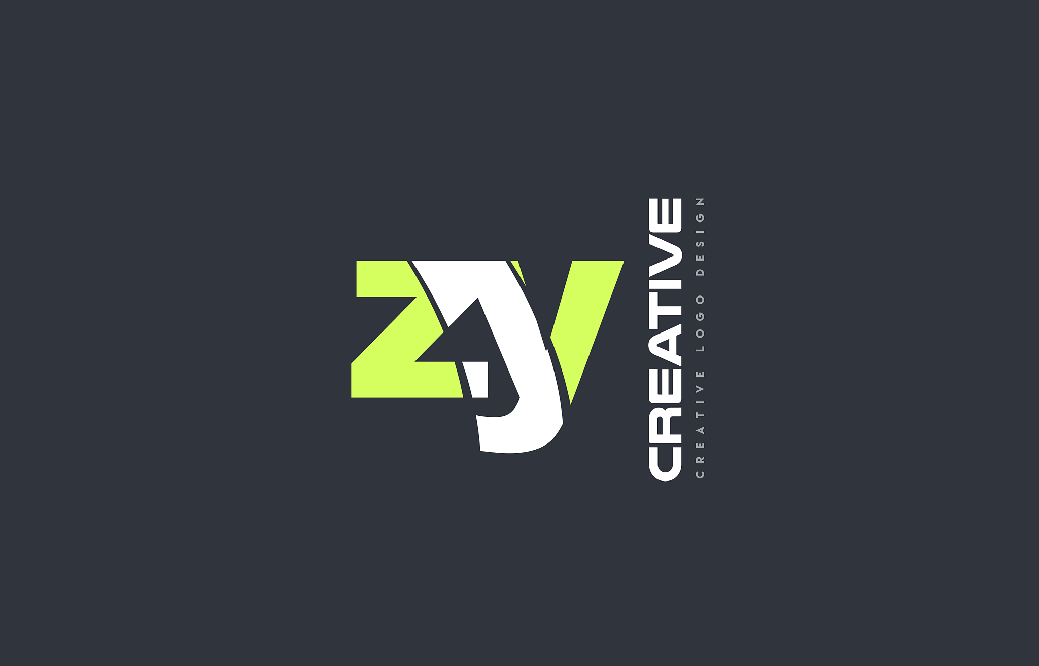 green letter zy z y combination logo icon company