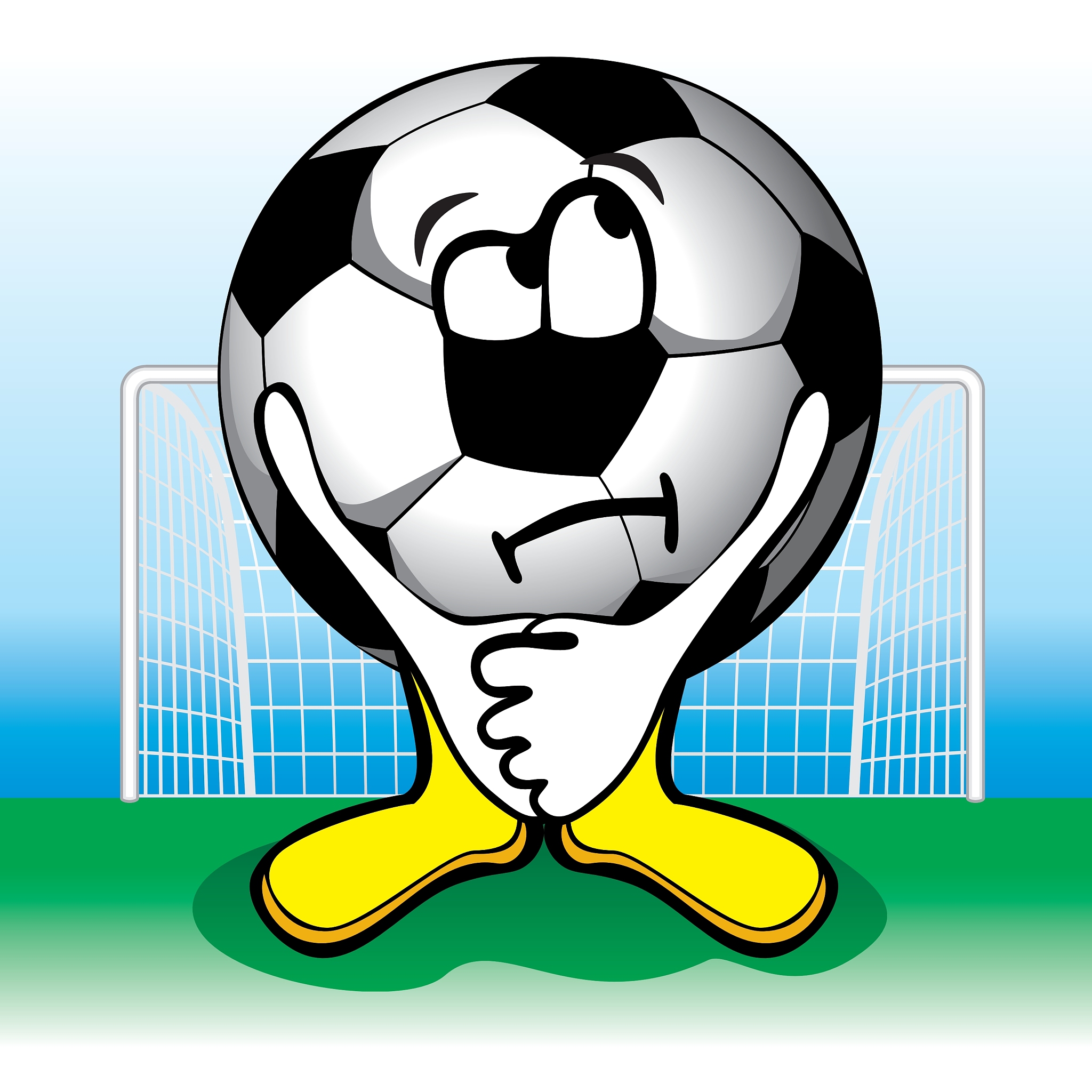 cartoon soccer penalties